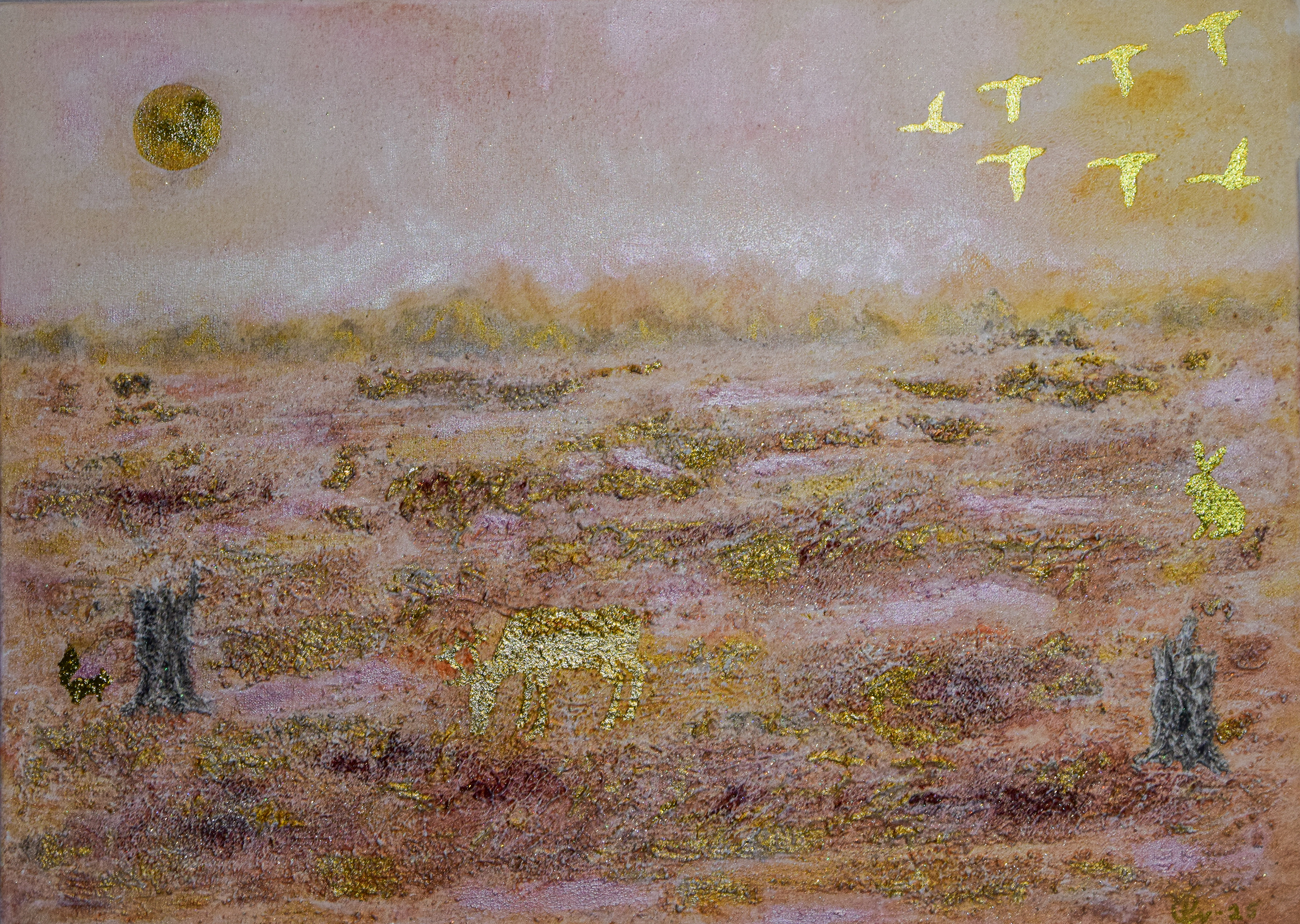 The Power of the Swamp 50x70 cm