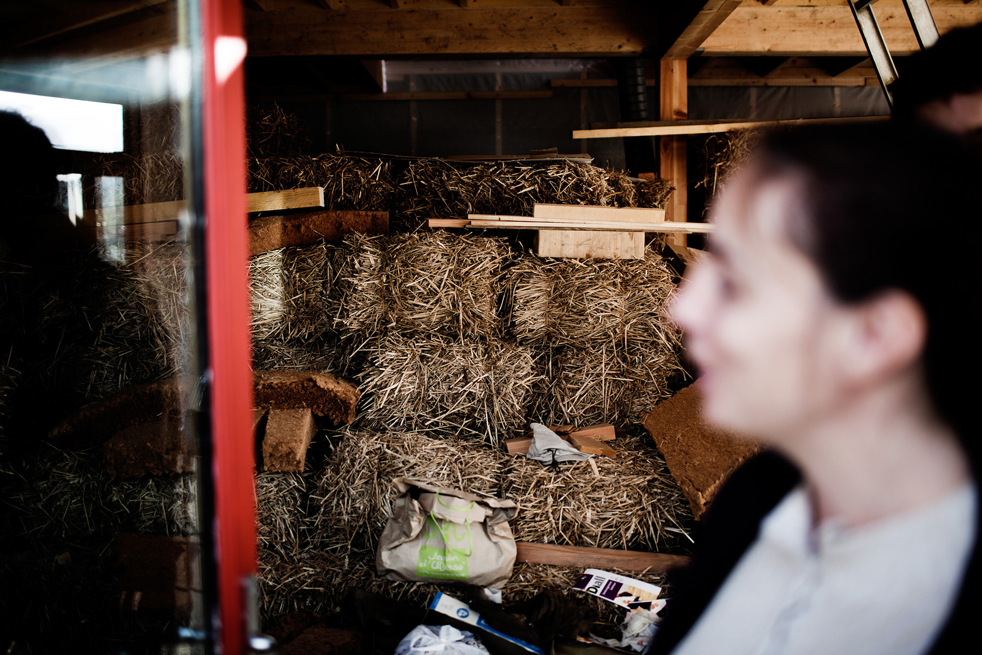 Reportage pour la Fondation. de France, chantier Terre-paille