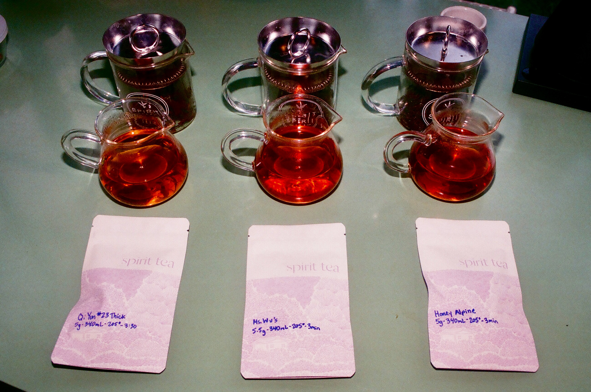 Tea tasting with Tricia Lu