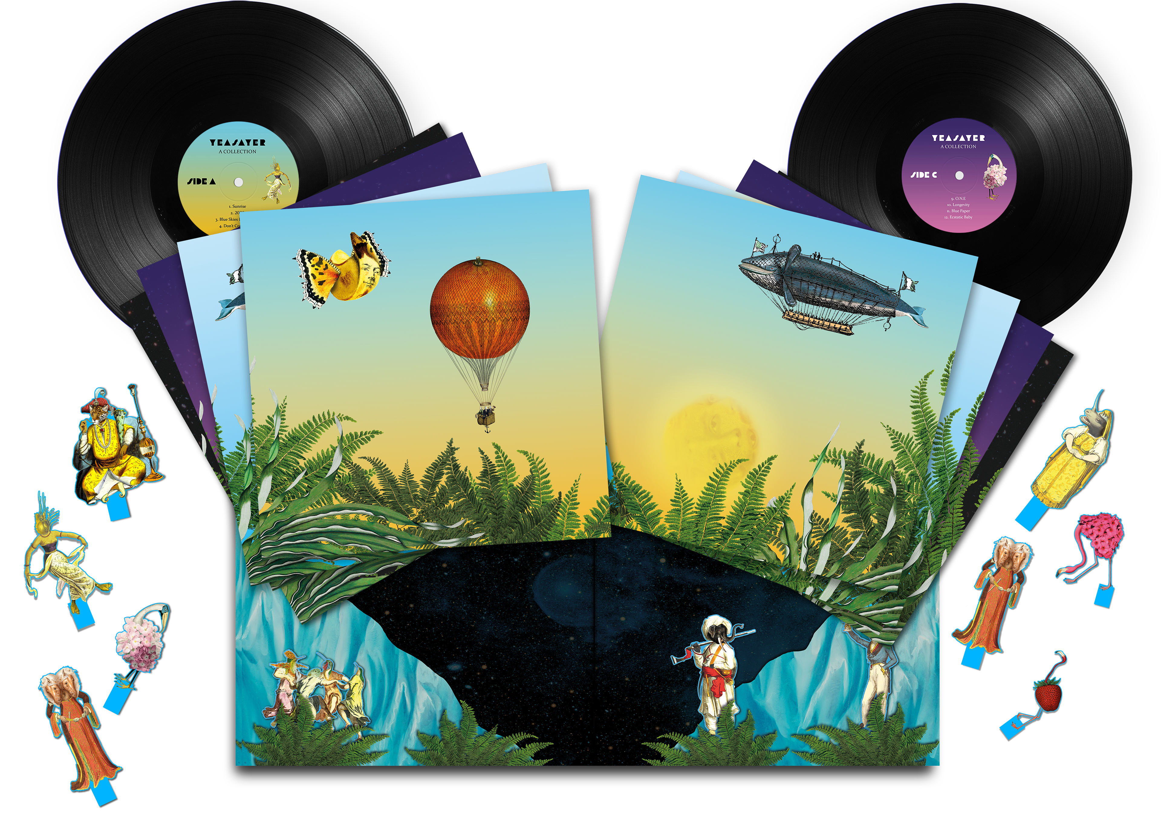 Vinyl, Lyric Pages, Figures