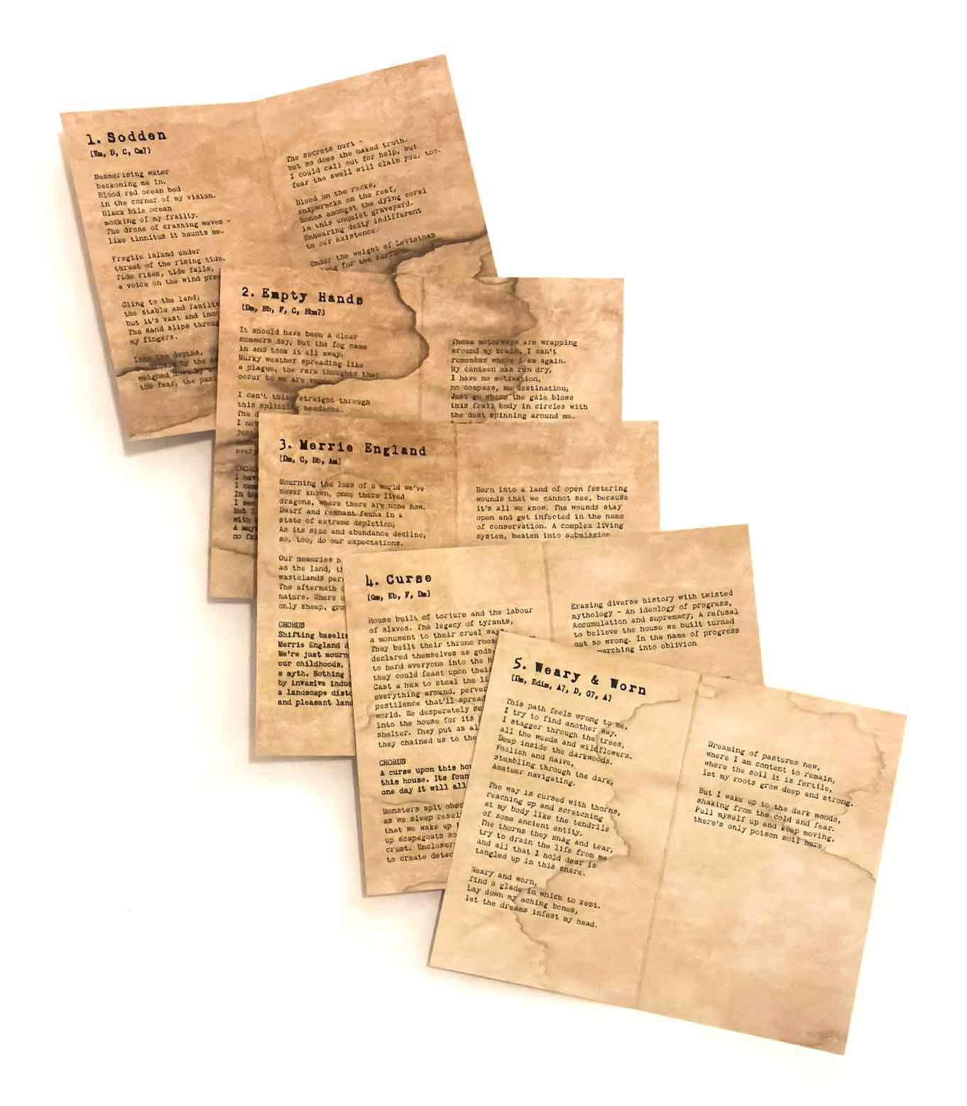 Lyric Cards Back