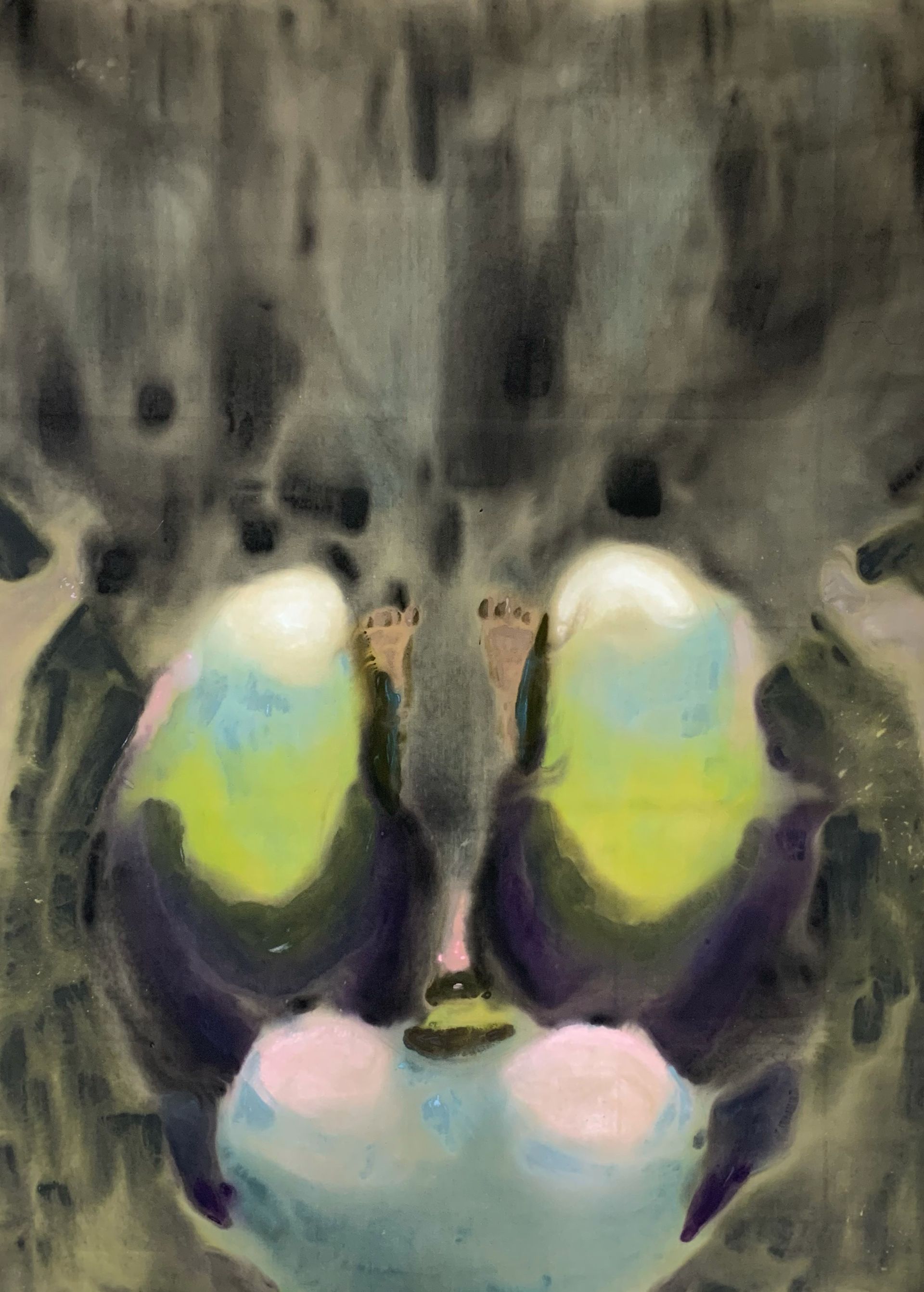  Eyes opened I  2023 200*140 cm Acrylic on canvas