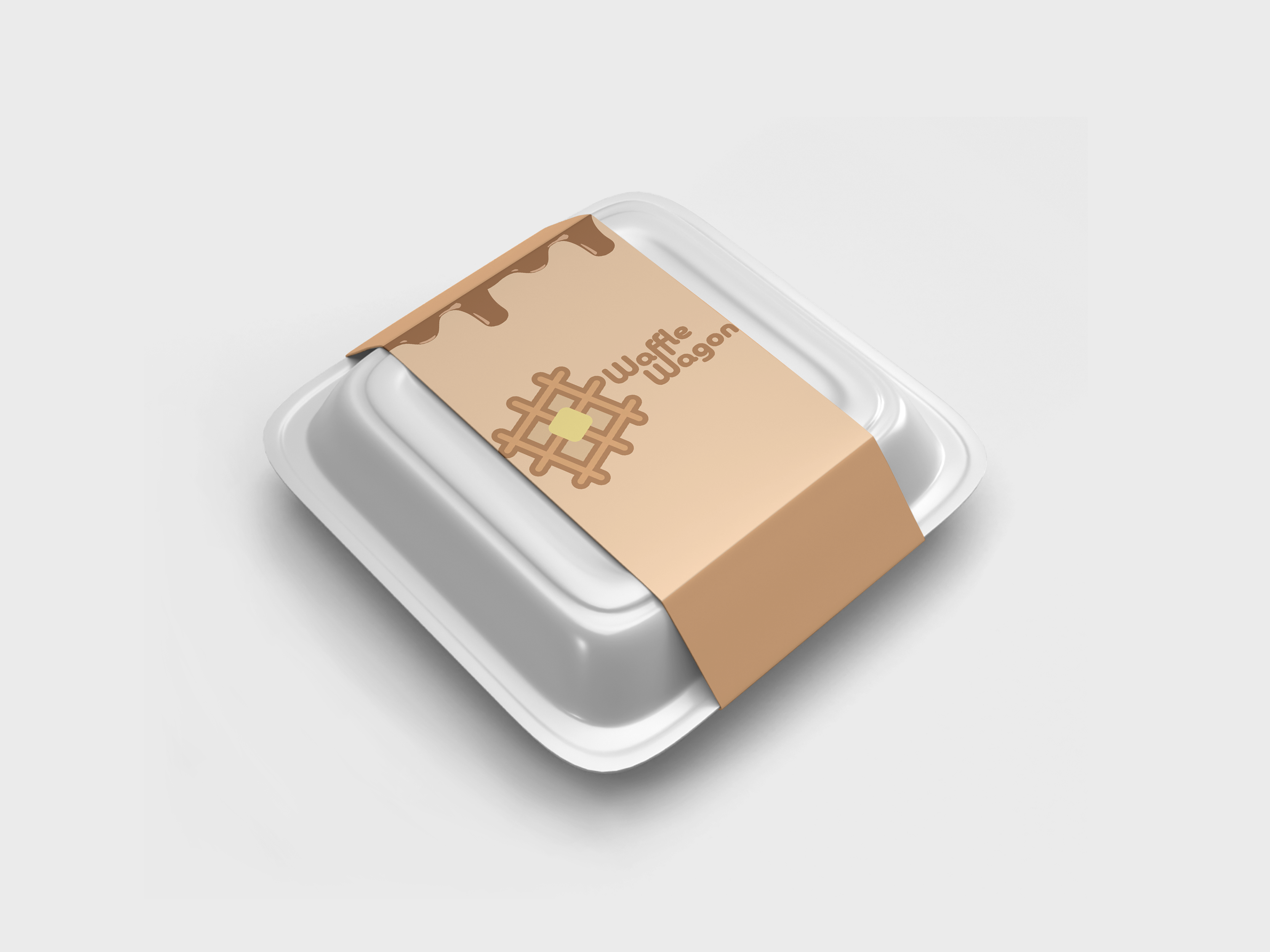 Waffle Wagon To-Go Box Design