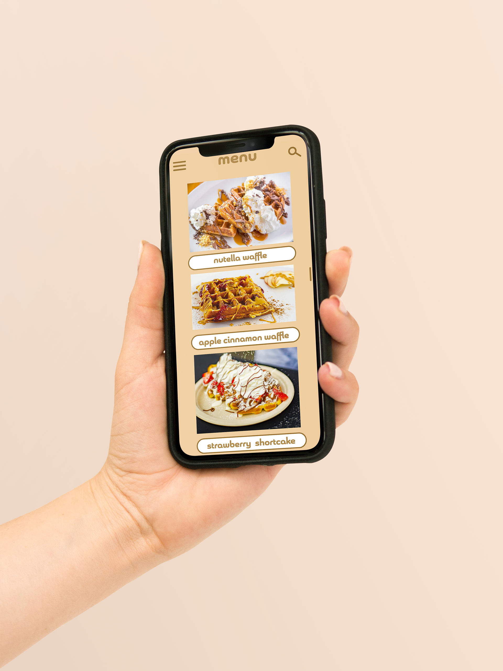 Waffle Wagon Menu Page 1