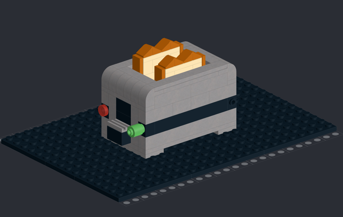 Toaster - The tissue would be the 'smoke' from burning toast...get it?