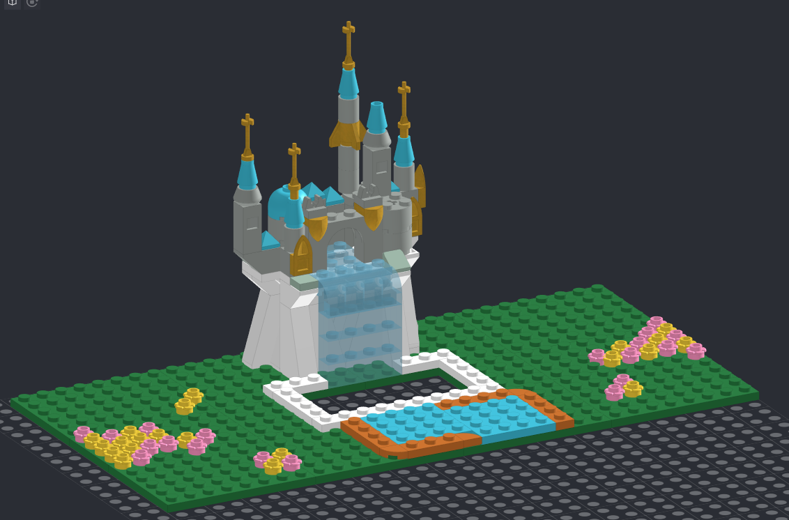 Sky Castle - the tissues would be the waterfall plume