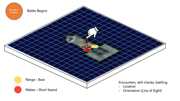 A pop-out mini-menu gives the player choice of attack