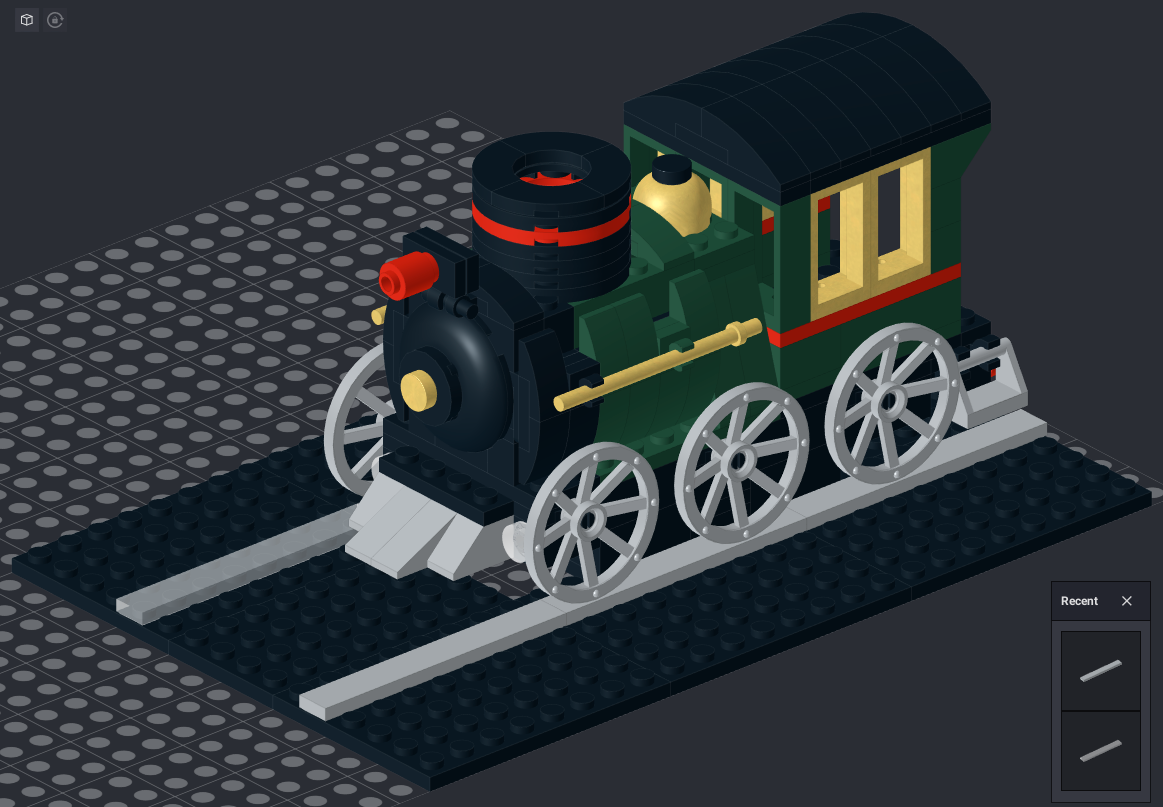 Steam Train - The tissue would come out of the smoke stack.