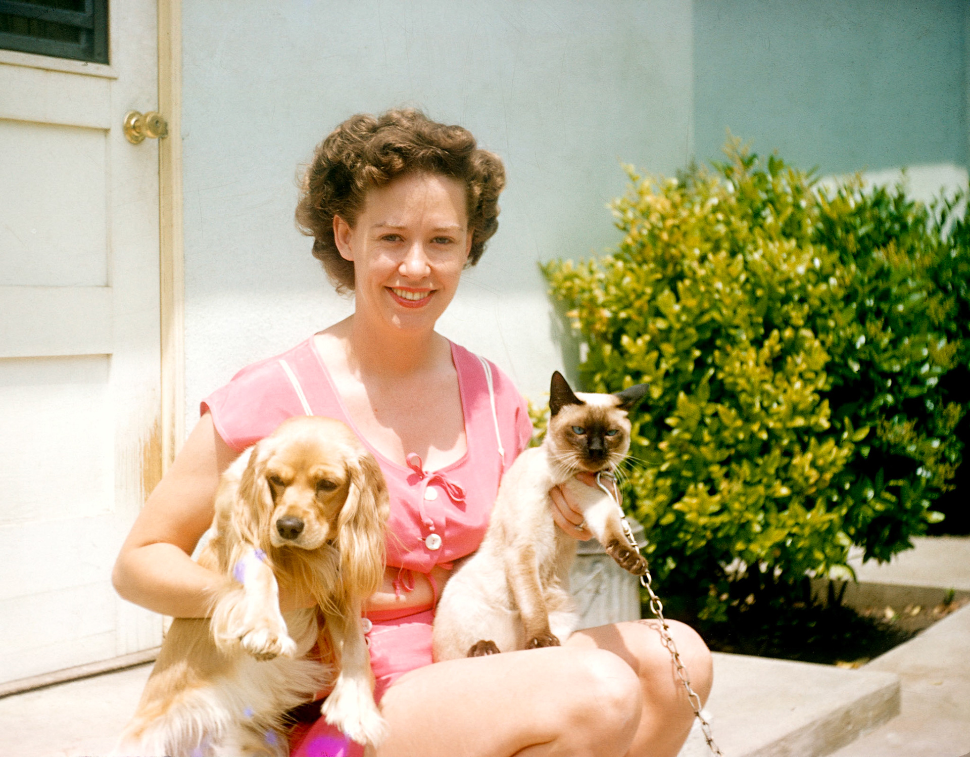 Mystery Lady Set of Found Kodachrome Images, (1950-1952?)