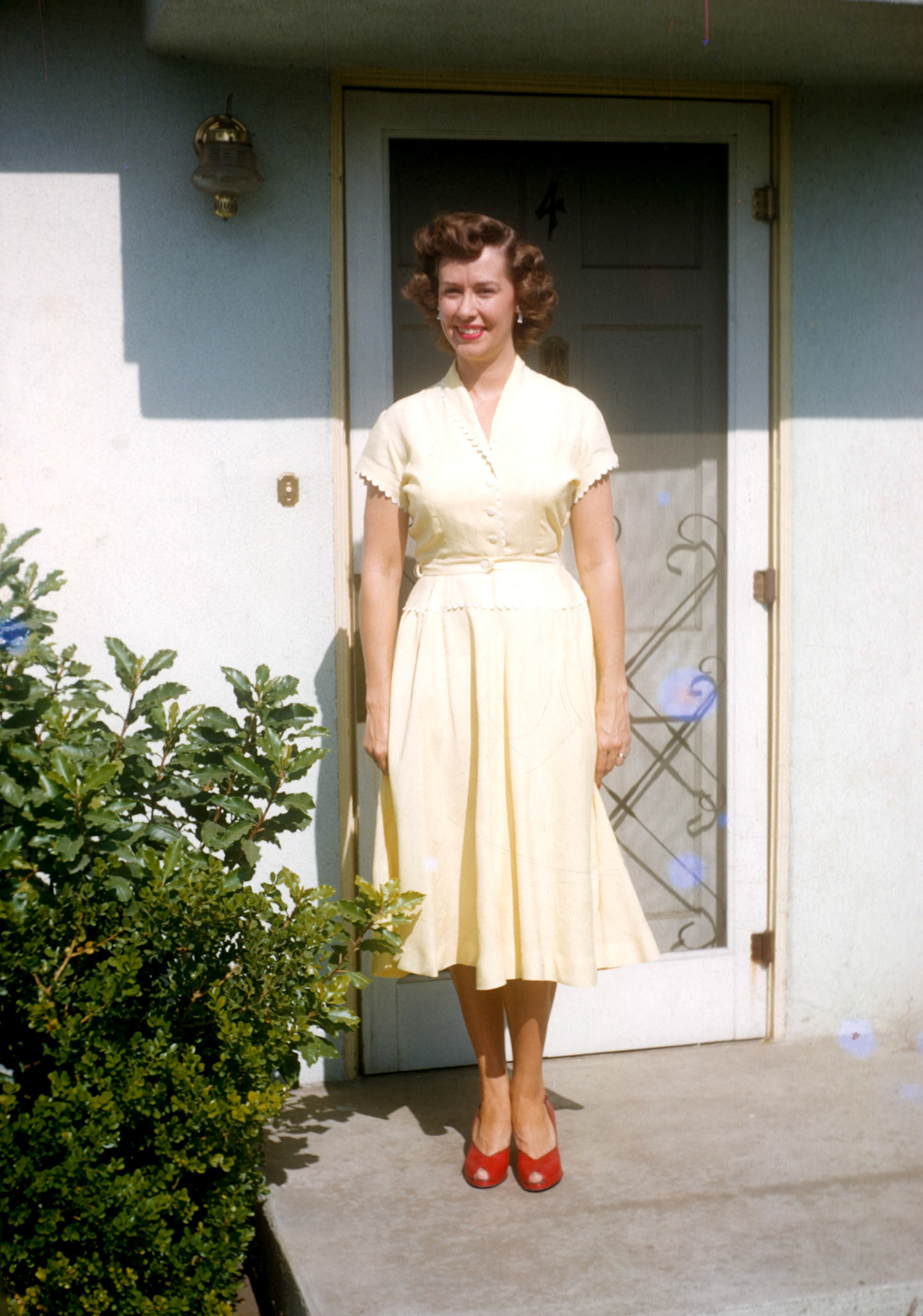 Mystery Lady Set of Found Kodachrome Images, (1950-1952?)