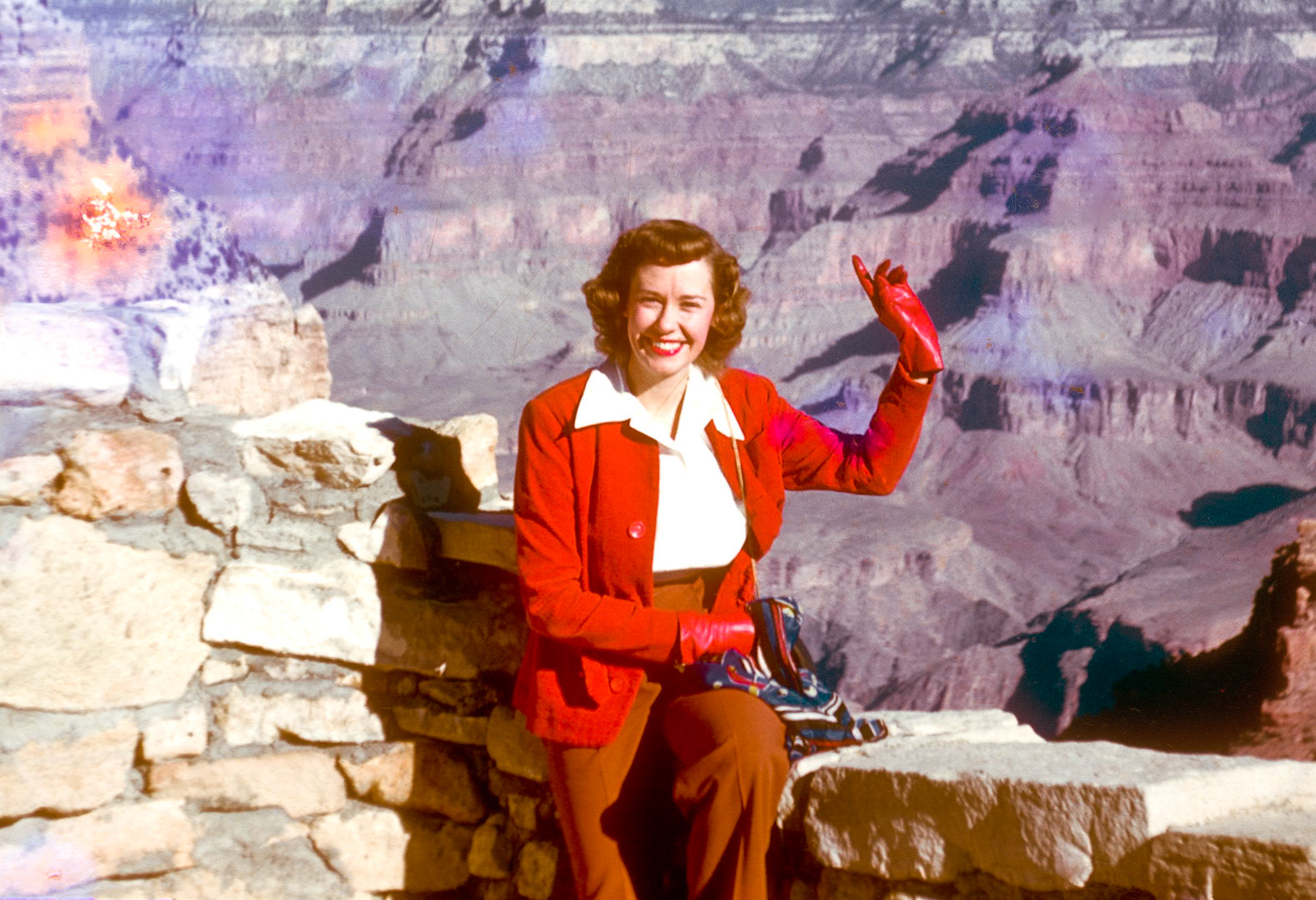Mystery Lady Set of Found Kodachrome Images, (1950-1952?)