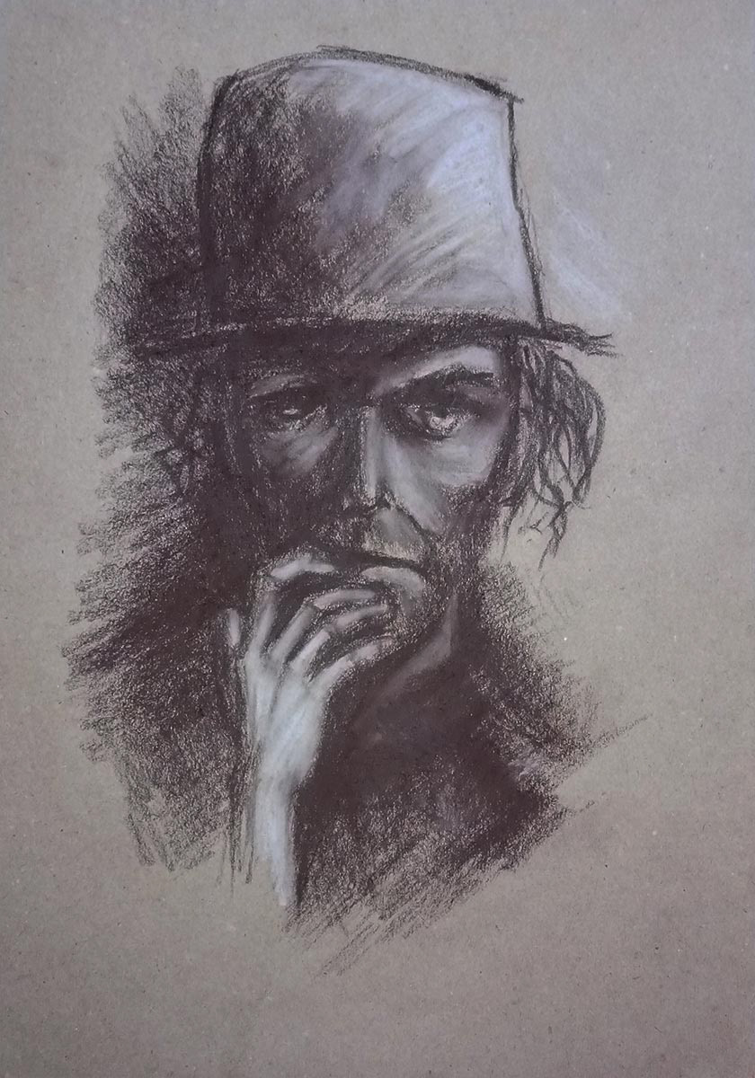 Raskolnikov (Crime and Punishment) - illustration by Vitaliy Mashchenko