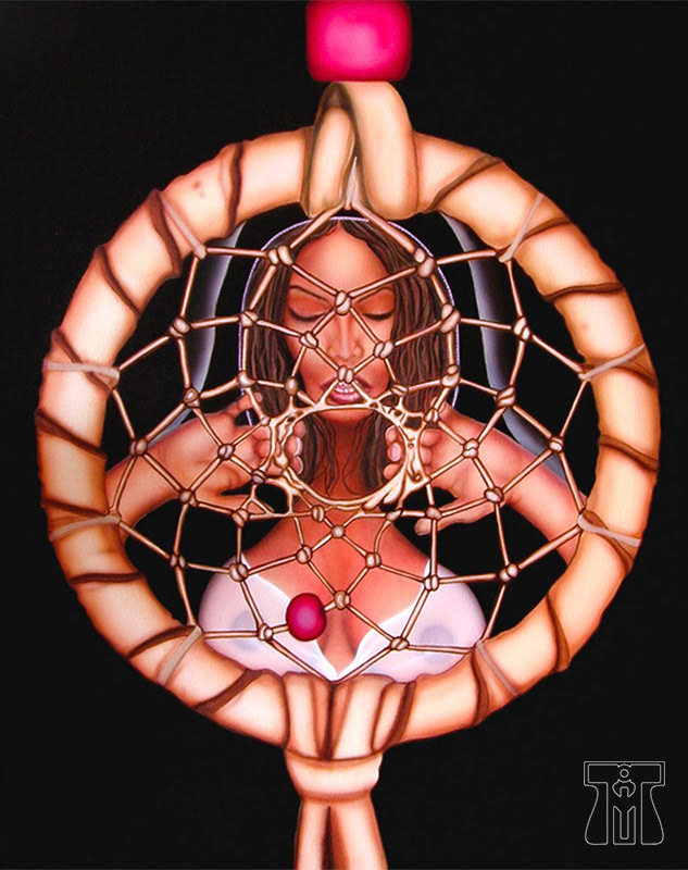 Dream Catcher - acrylic on canvas