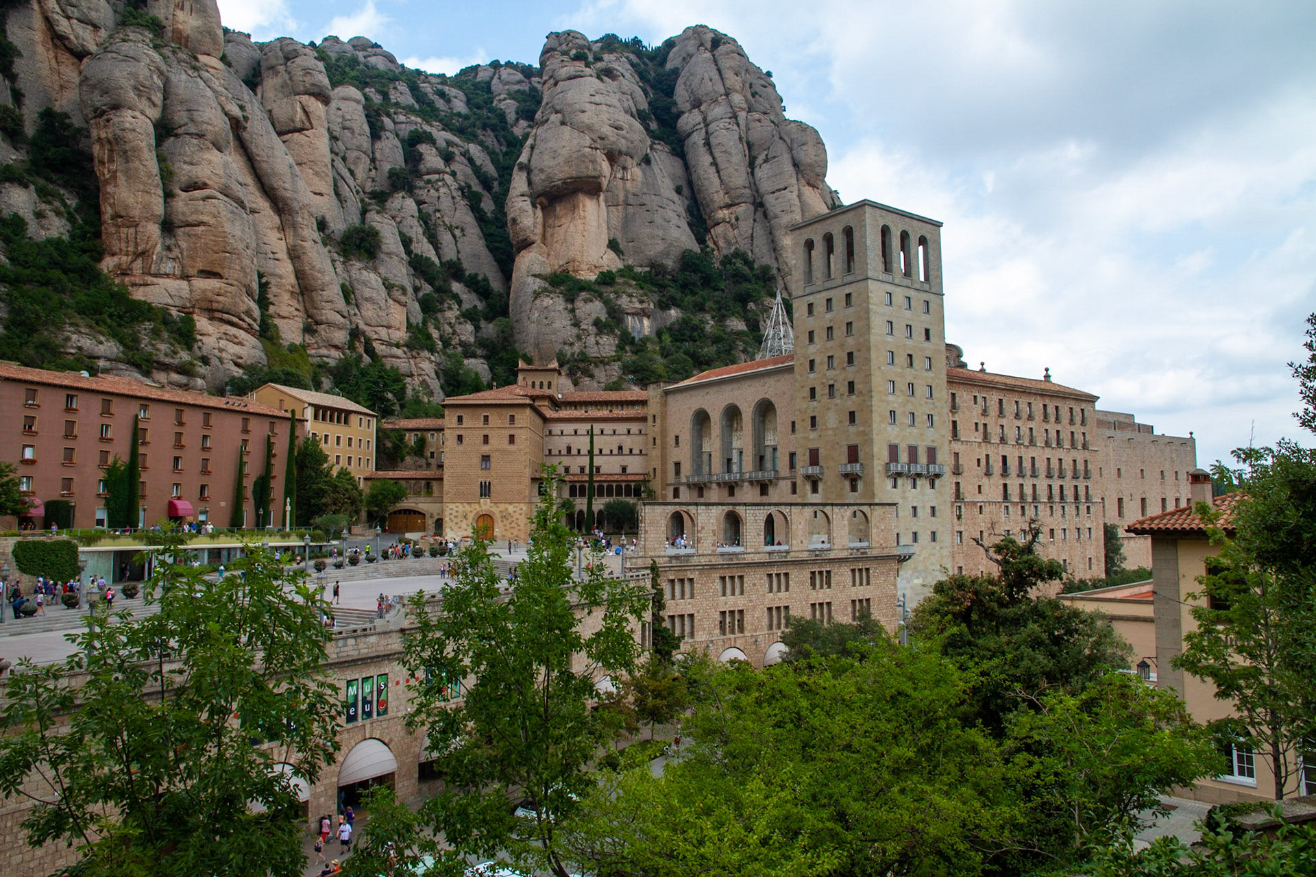 Het klooster van Montserrat