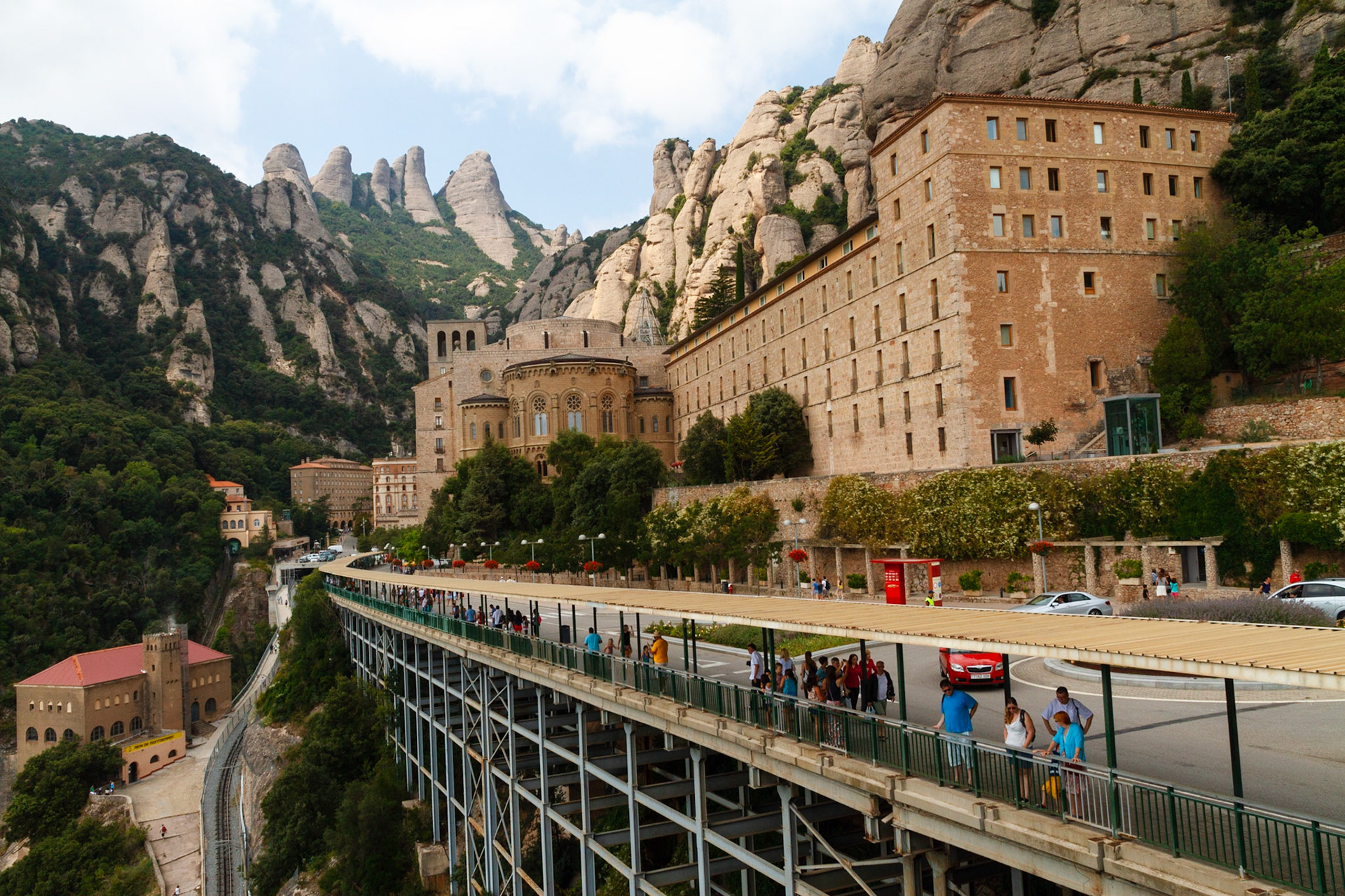 Het klooster van Montserrat