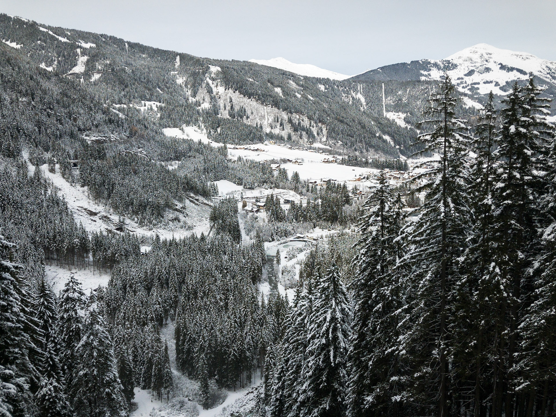 View from Krimmler Wasserfälle