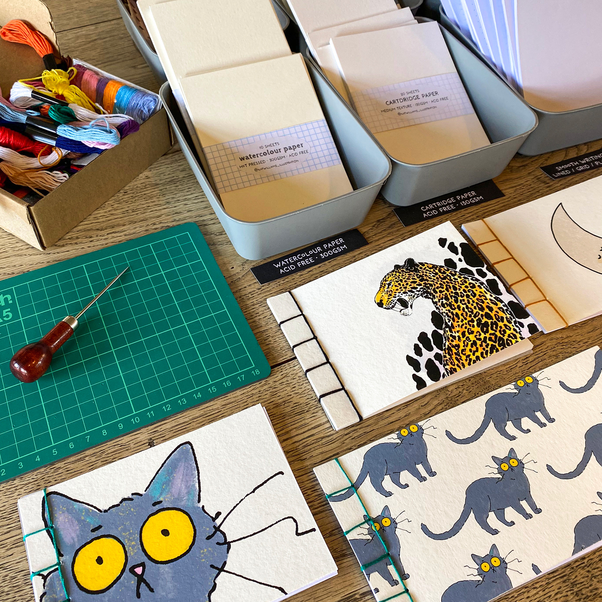 Drop-in bookbinding workshop