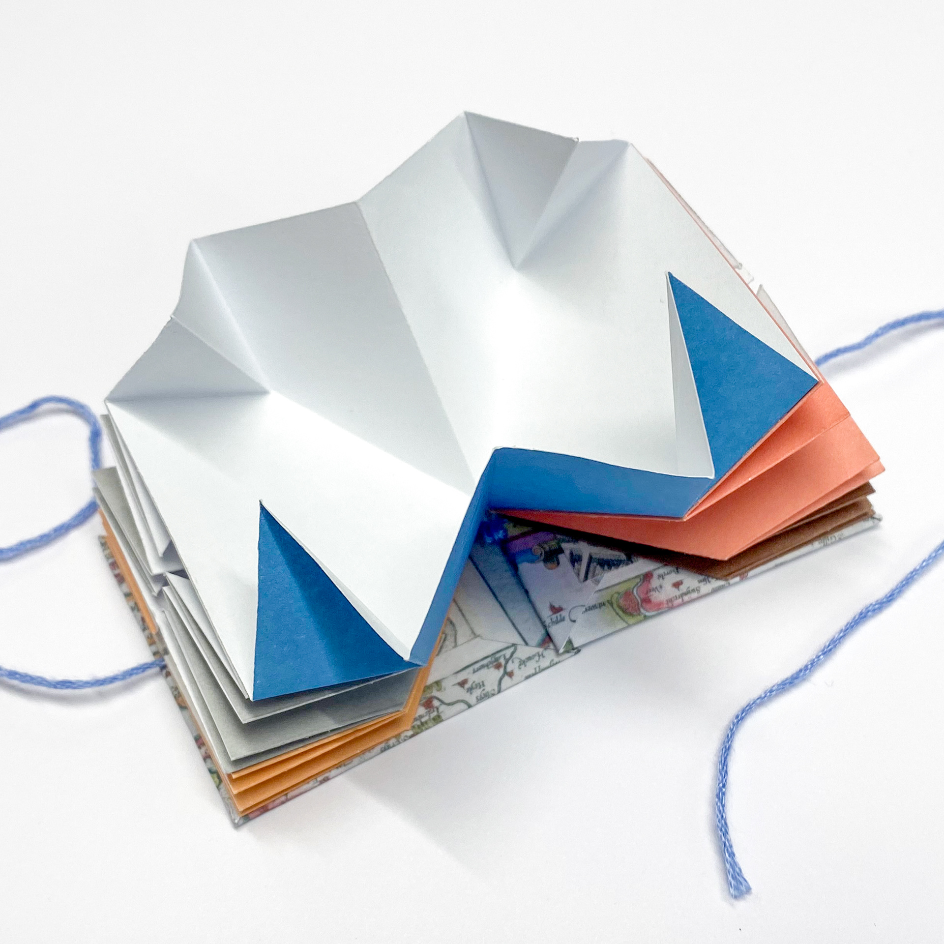 Turkish map fold book