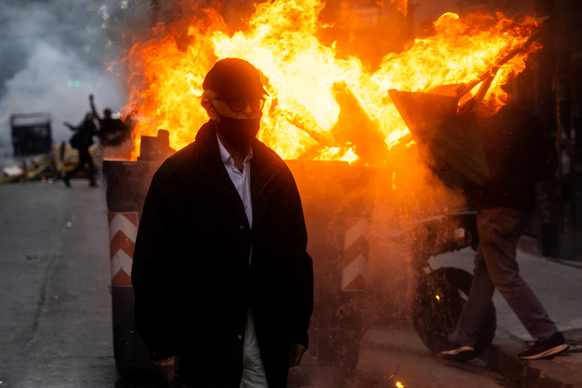 Argentine security forces disperse a protest by retirees outside the National Congress | Buenos Aires, 2025.