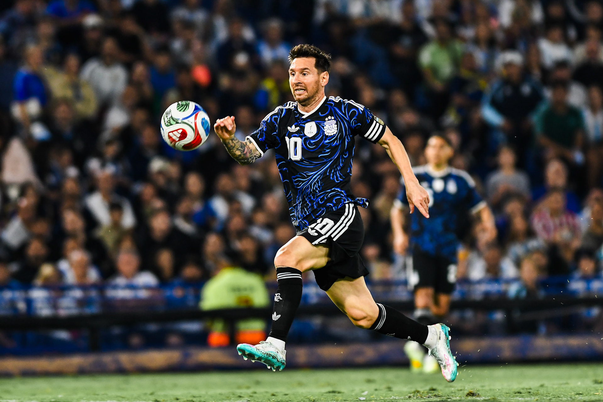 Lionel Messi, capitán de la selección argentina - Argentina vs Mauritania en un amistoso de la FIFA - Estadio Alberto J. Armando, Argentina - 27 de marzo de 2026 - foto: Cristina Sille/dpa