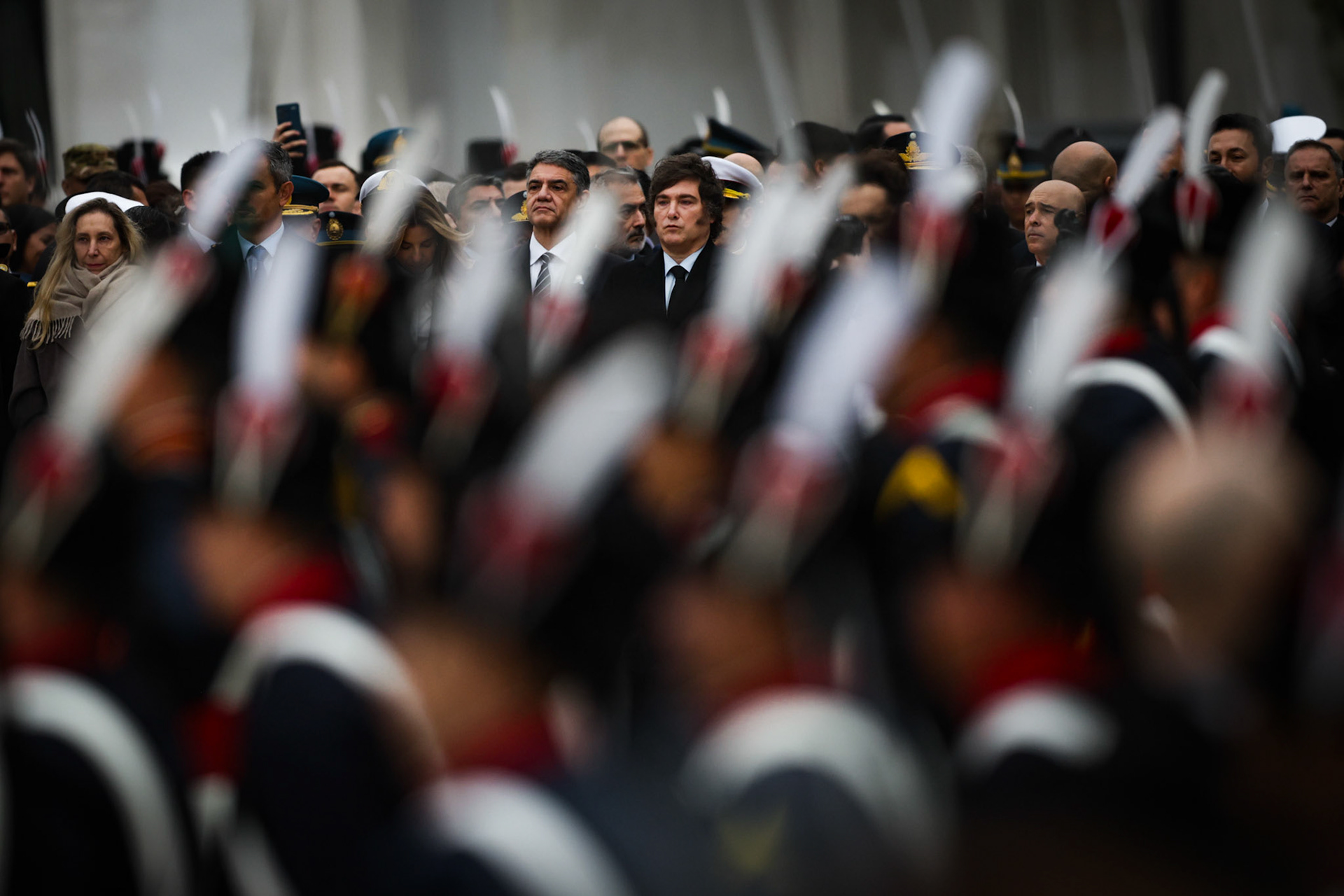 Argentine President Javier Milei attends a ceremony commemorating the May Revolution | Buenos Aires, 2025.