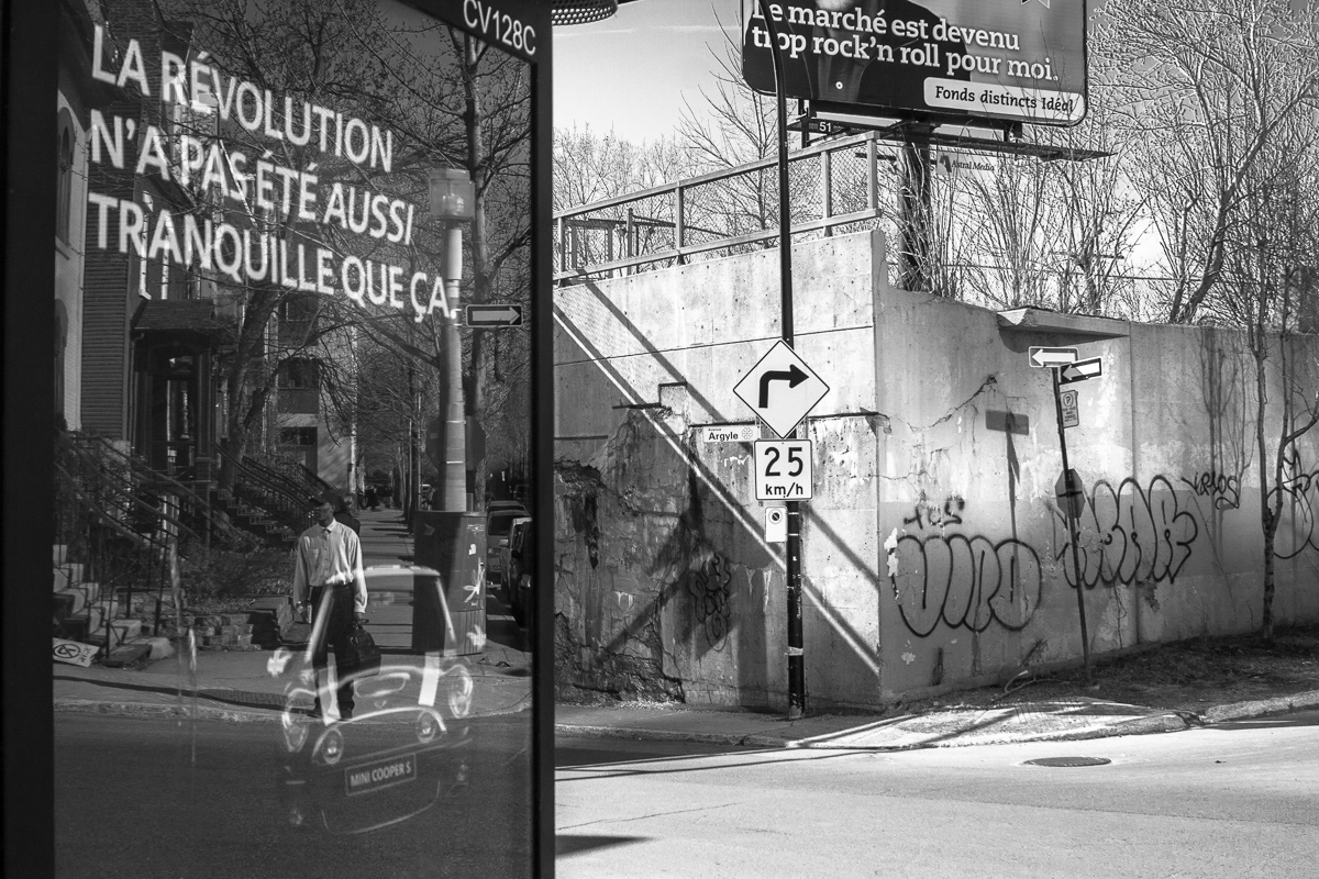 Près de la gare Windsor à Montréal.
