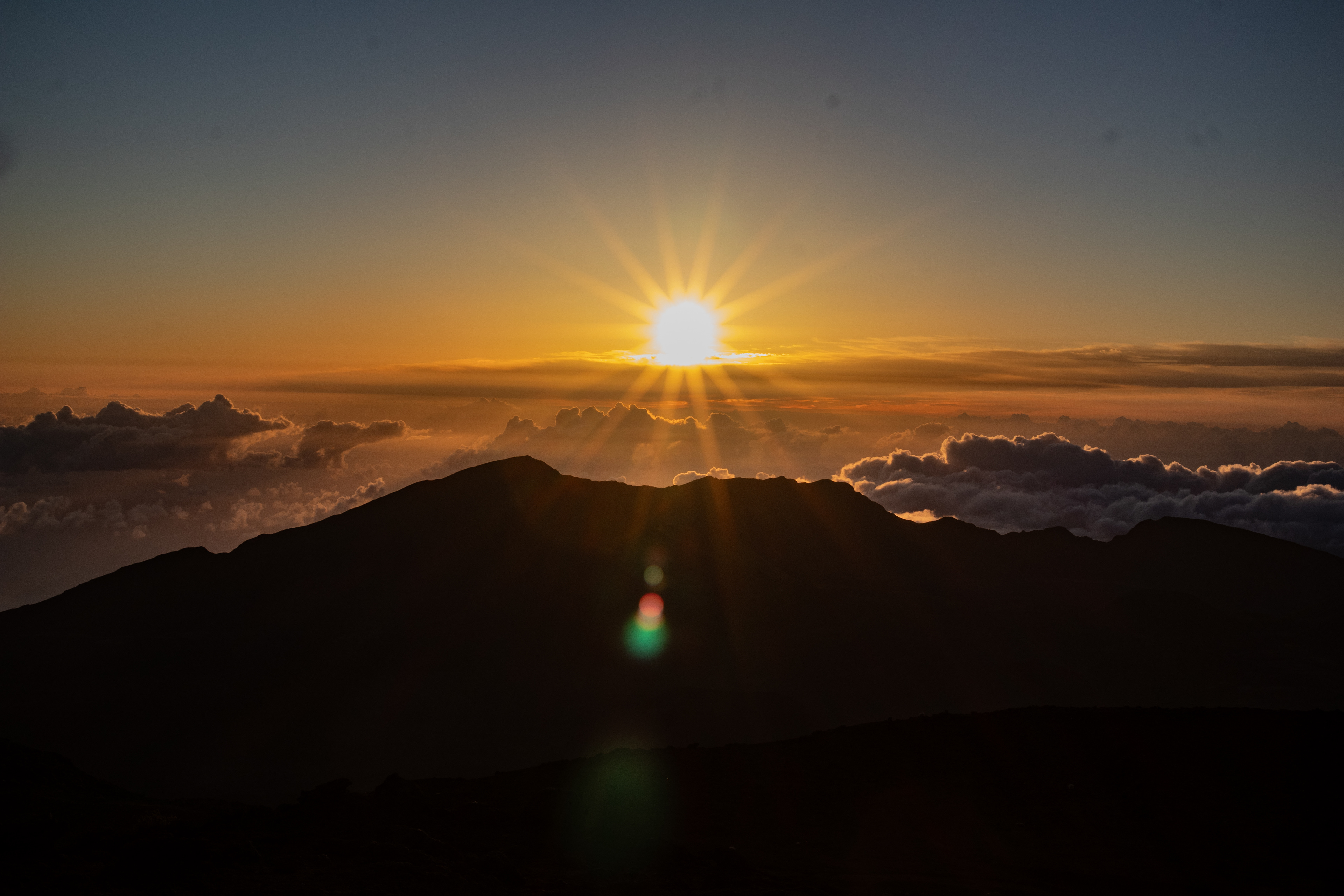 Sunrise from Haleakalā Volcano, Maui