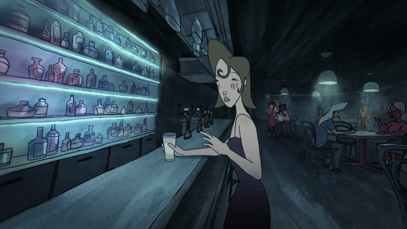 Only the animation was made by me, compositing and BG isn't