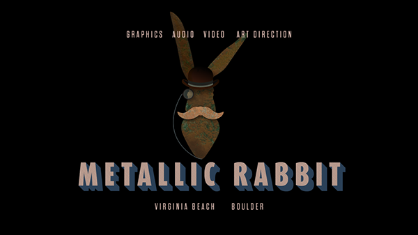 Metal/rock Rabbit Metallic Rabbit