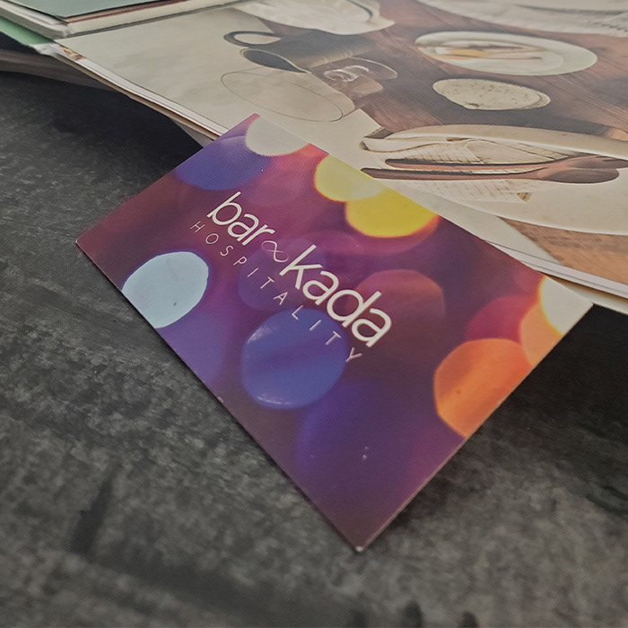Bar-Kada Hospitality business card by ABBracher