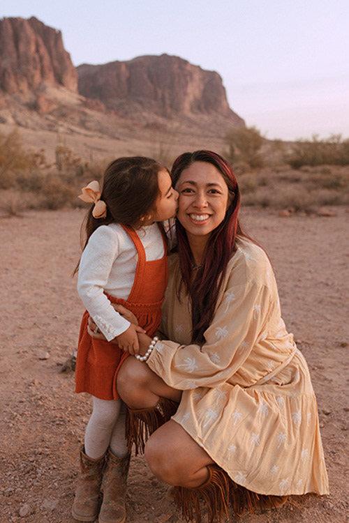 ABBracher with daughter