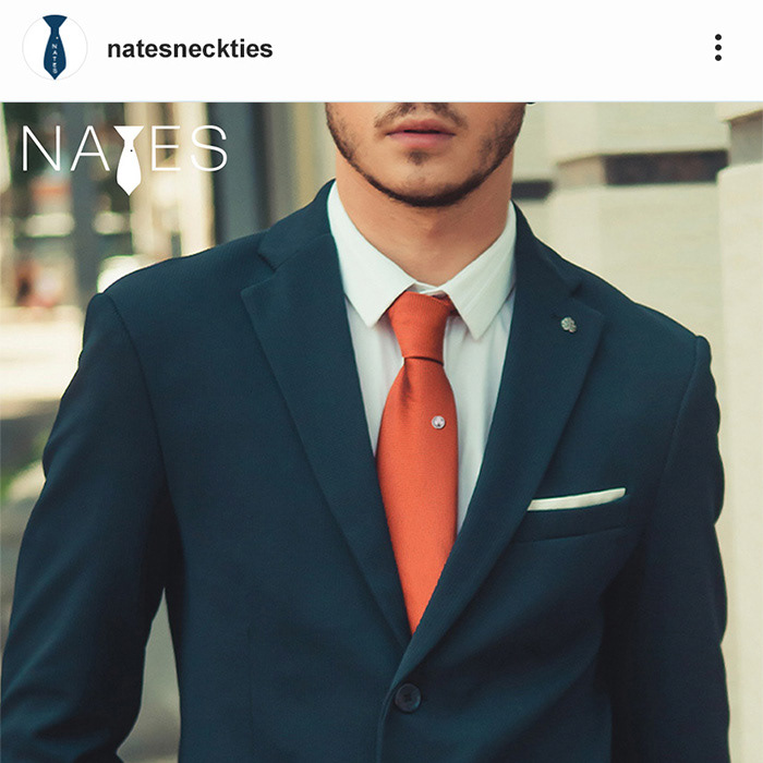 Nate's Neckties social media content example by ABBracher