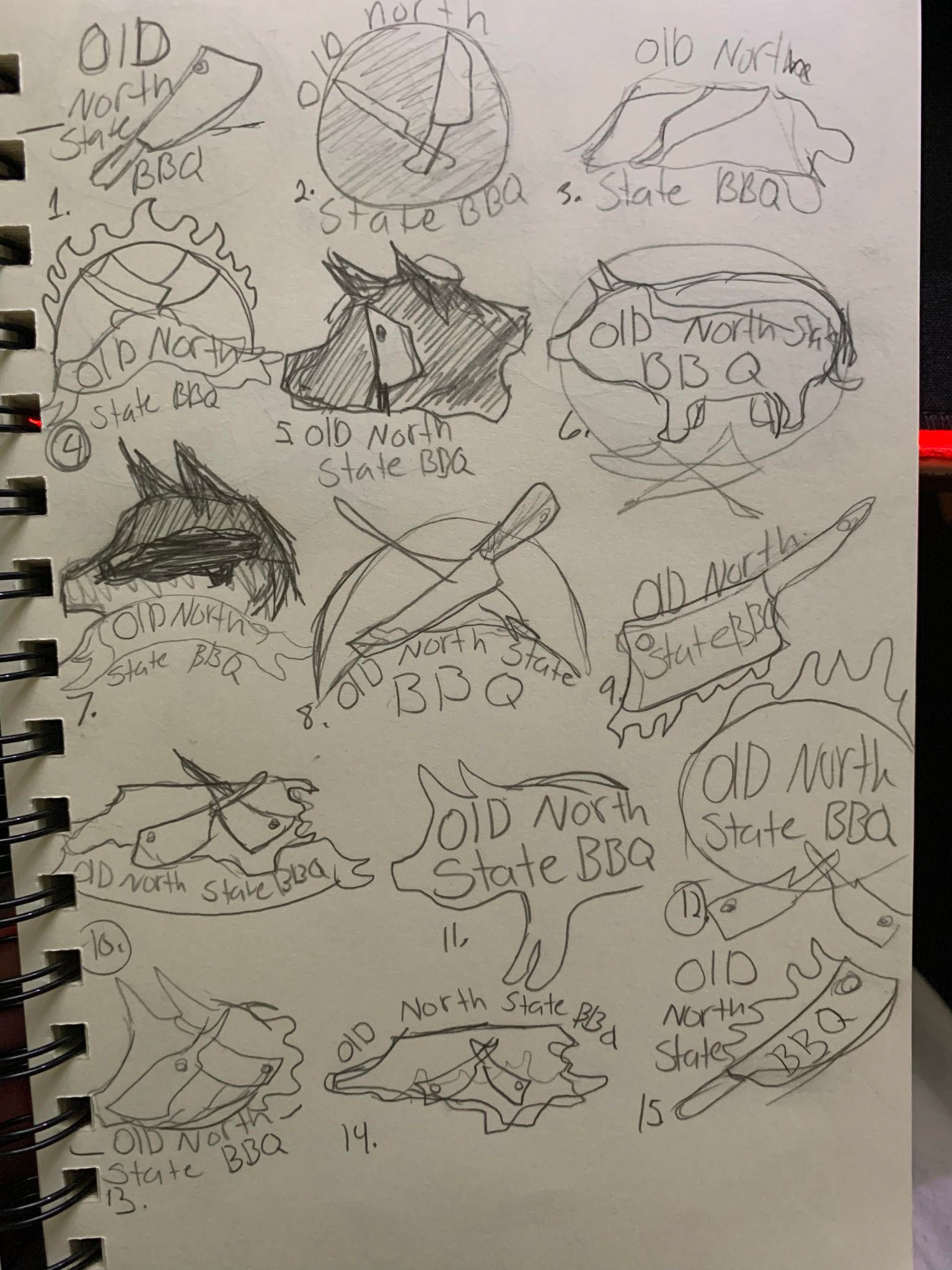 rough sketches