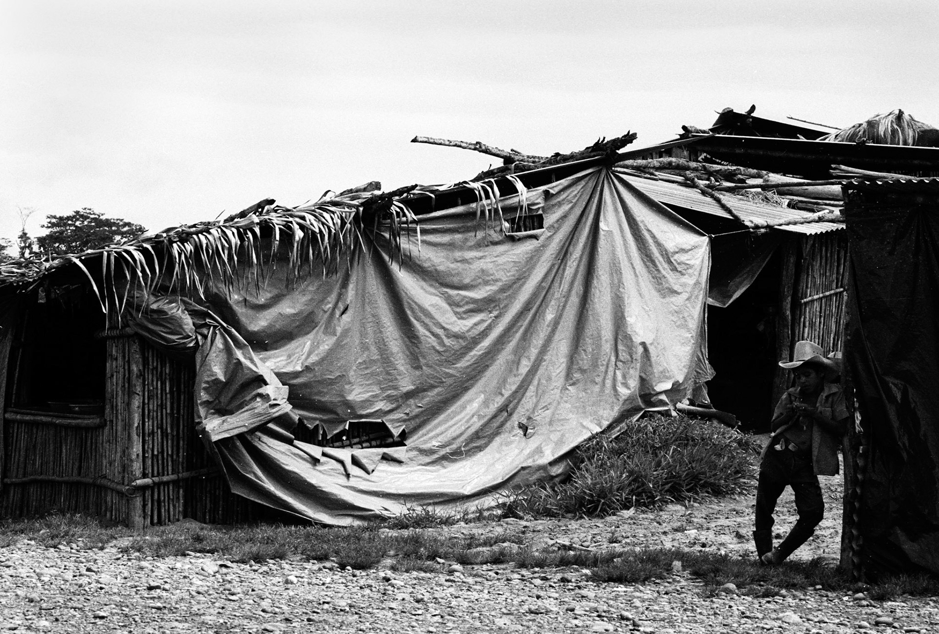 Stock image of a young Mayan boy in a returned refugee camp in the Ixcan jungle of Guatemala