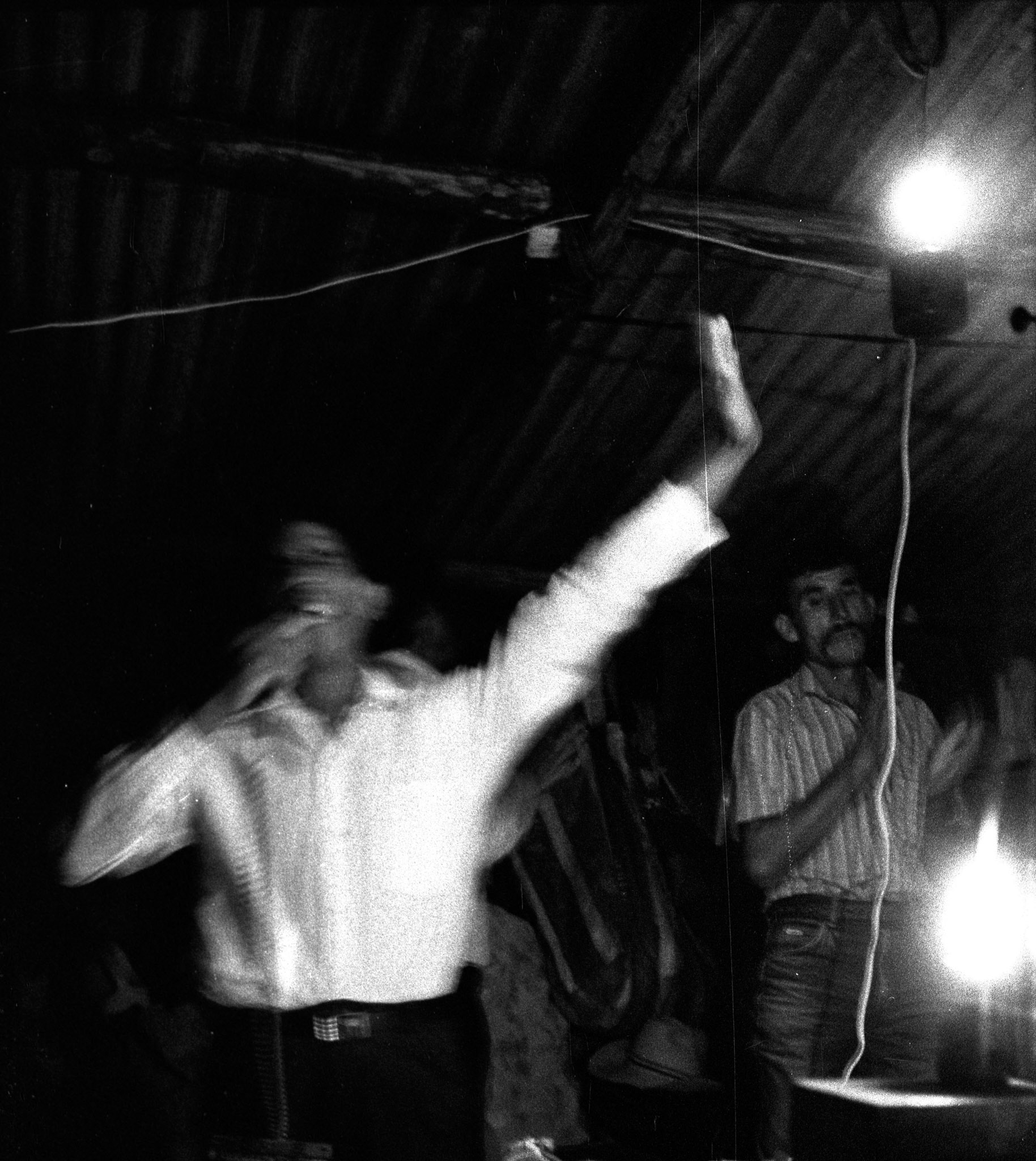 Stock image of an evangelical priest giving a sermon in the Ixcan Jungle, Guatemala, Los Angeles