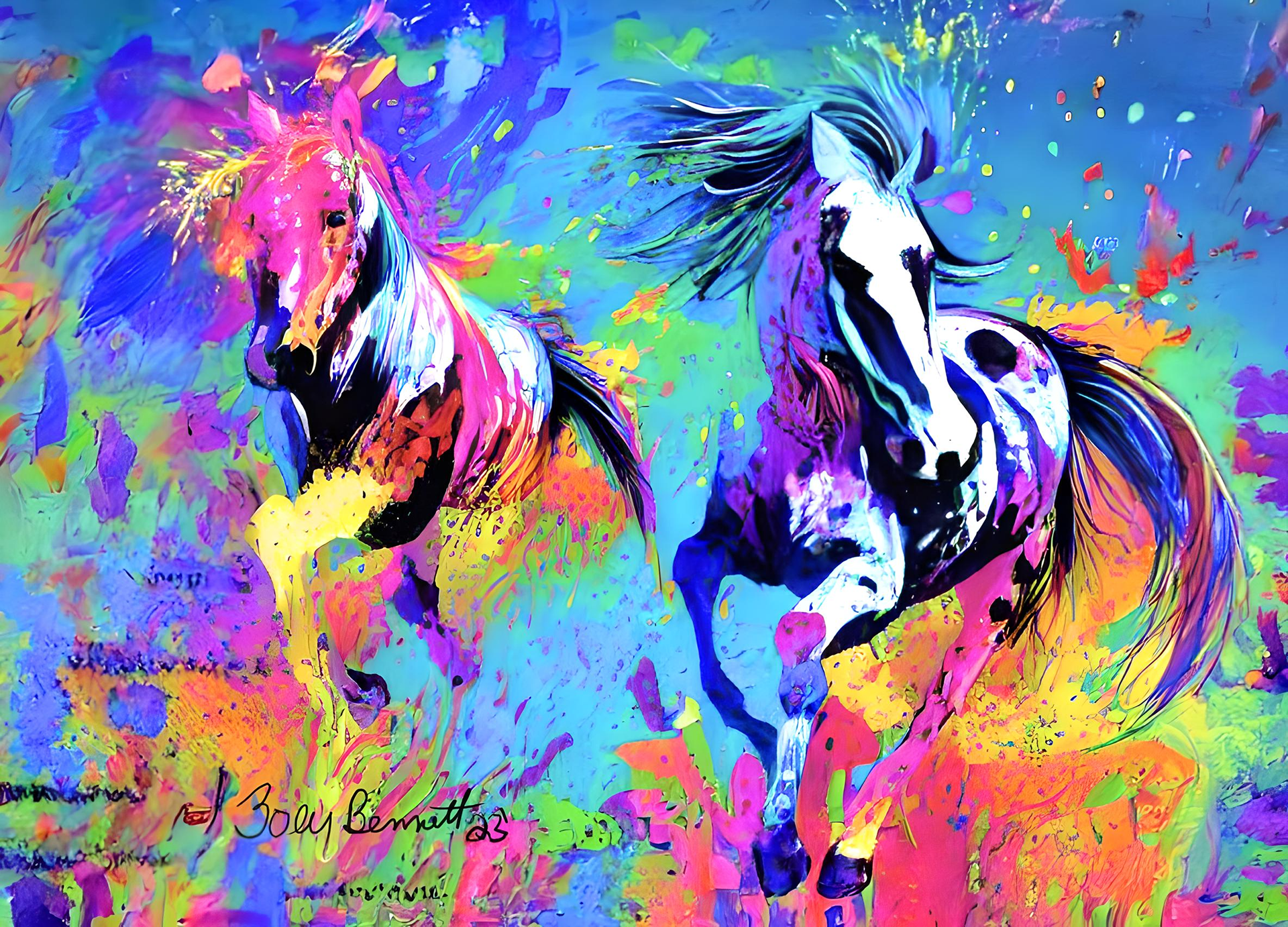 Graphic Art Titled Splatter