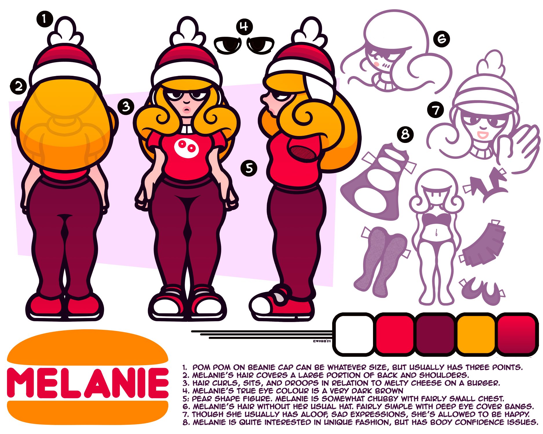 Original Character Design - Melanie