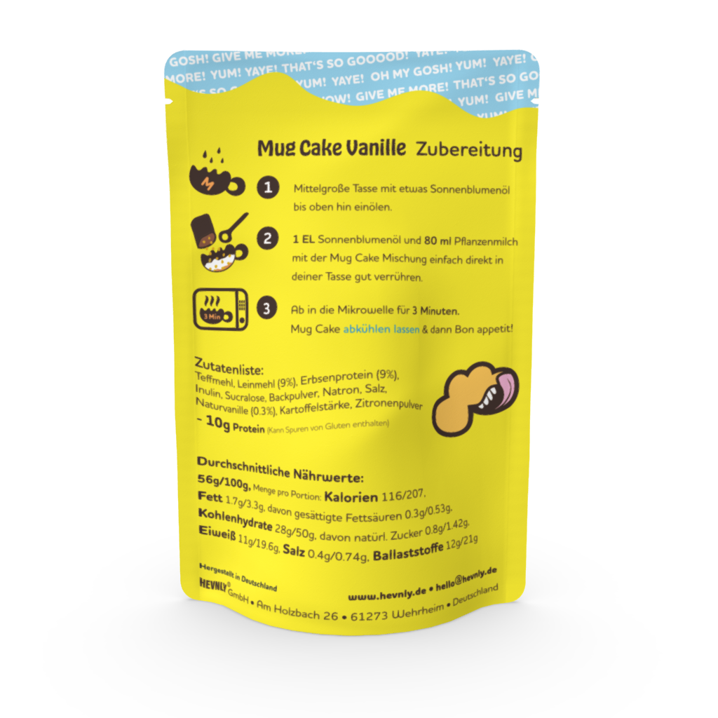Mug Cake Vanille