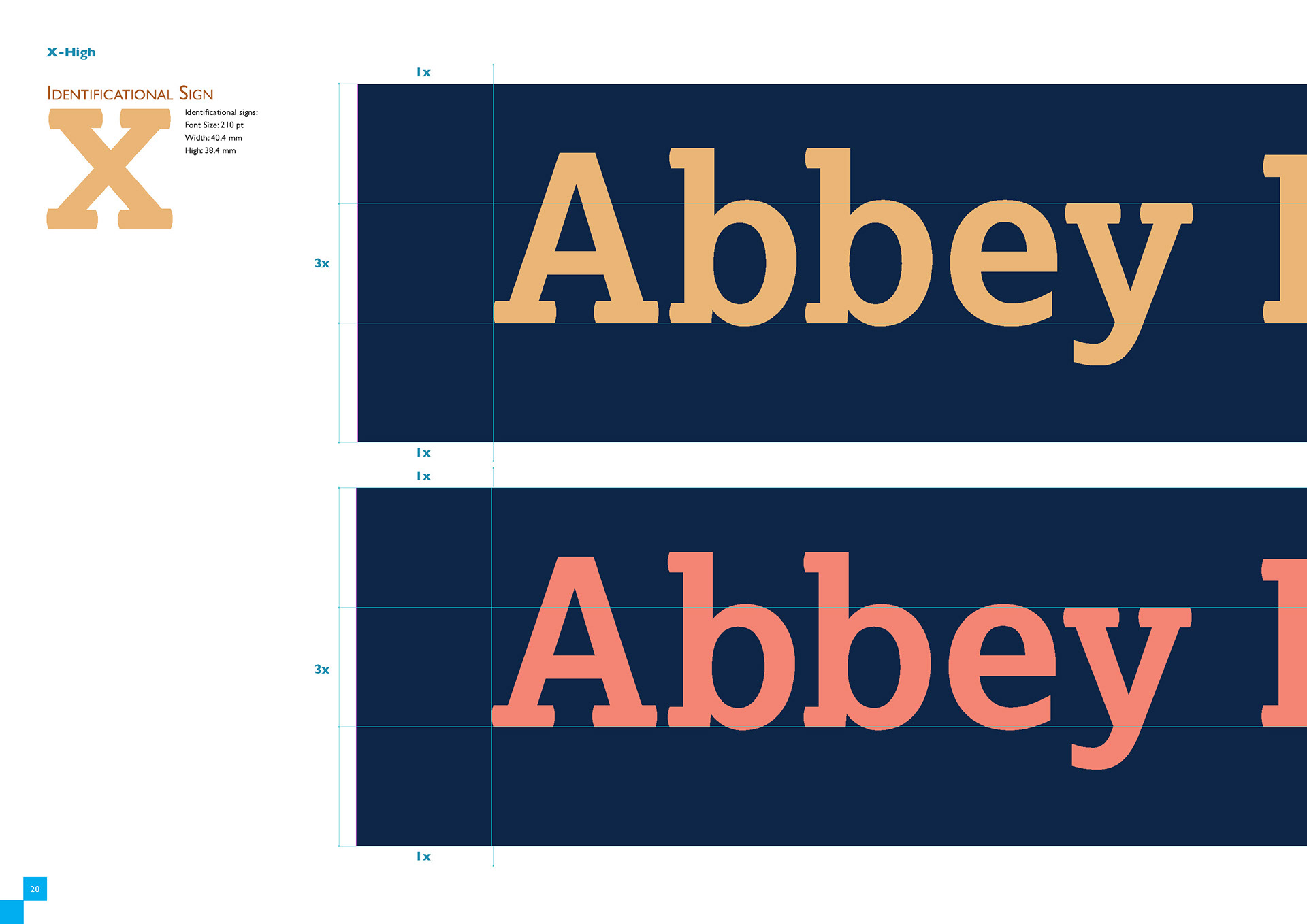 Part one, example of identificational signs
