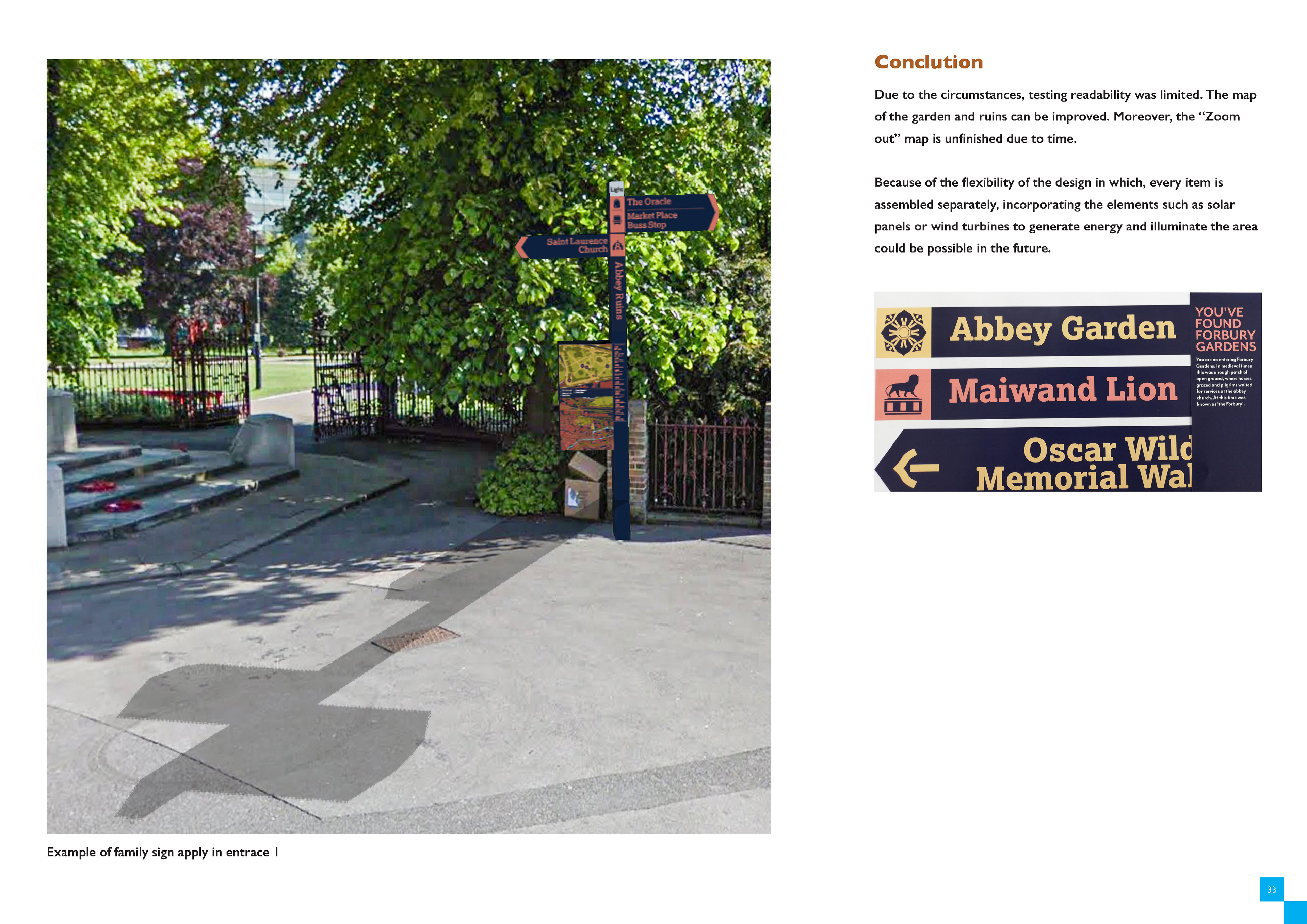 Mock up and conclusion of the report