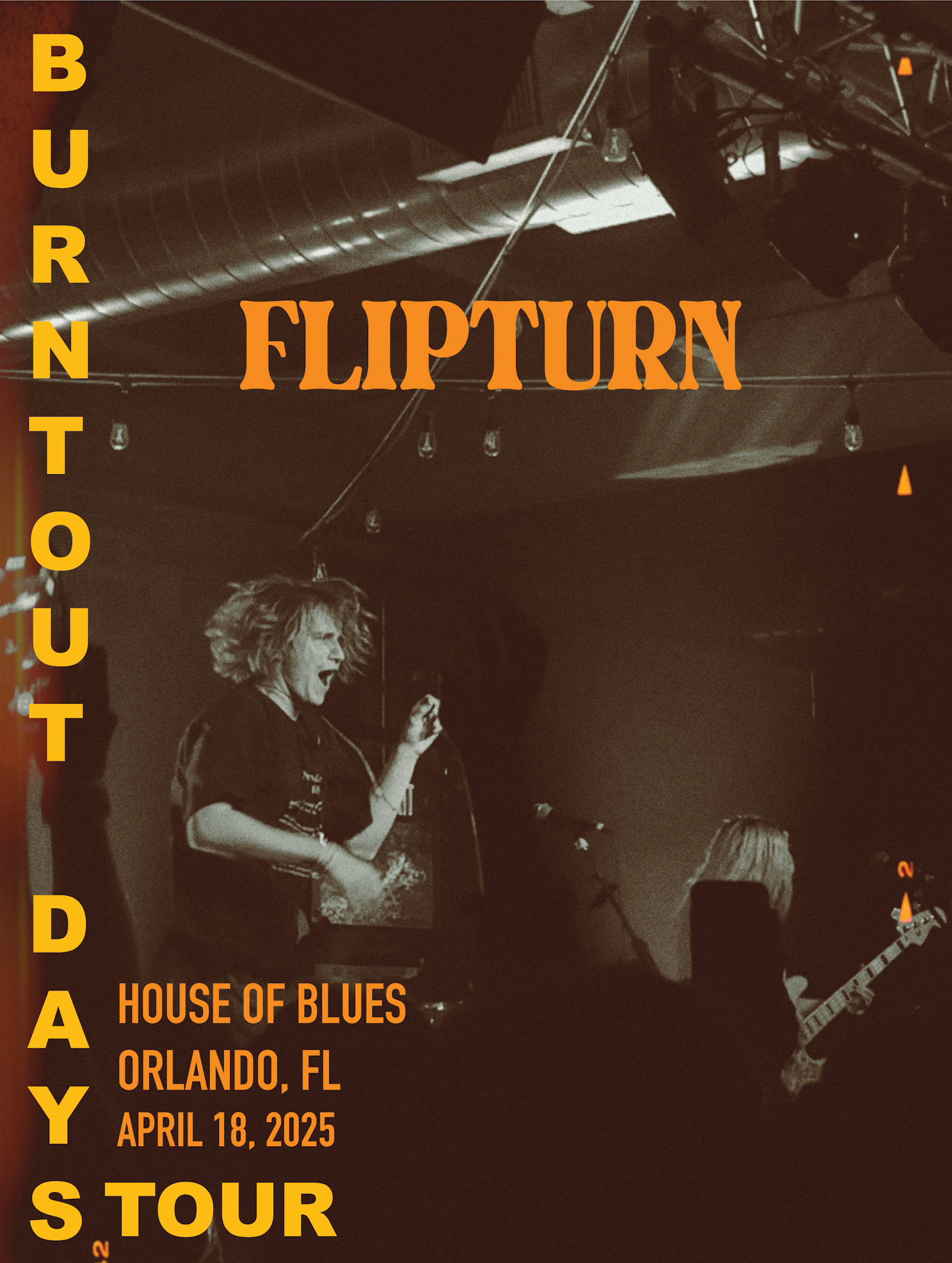 Flipturn Band Reimagined Tour Poster - 18x24 - February 2025