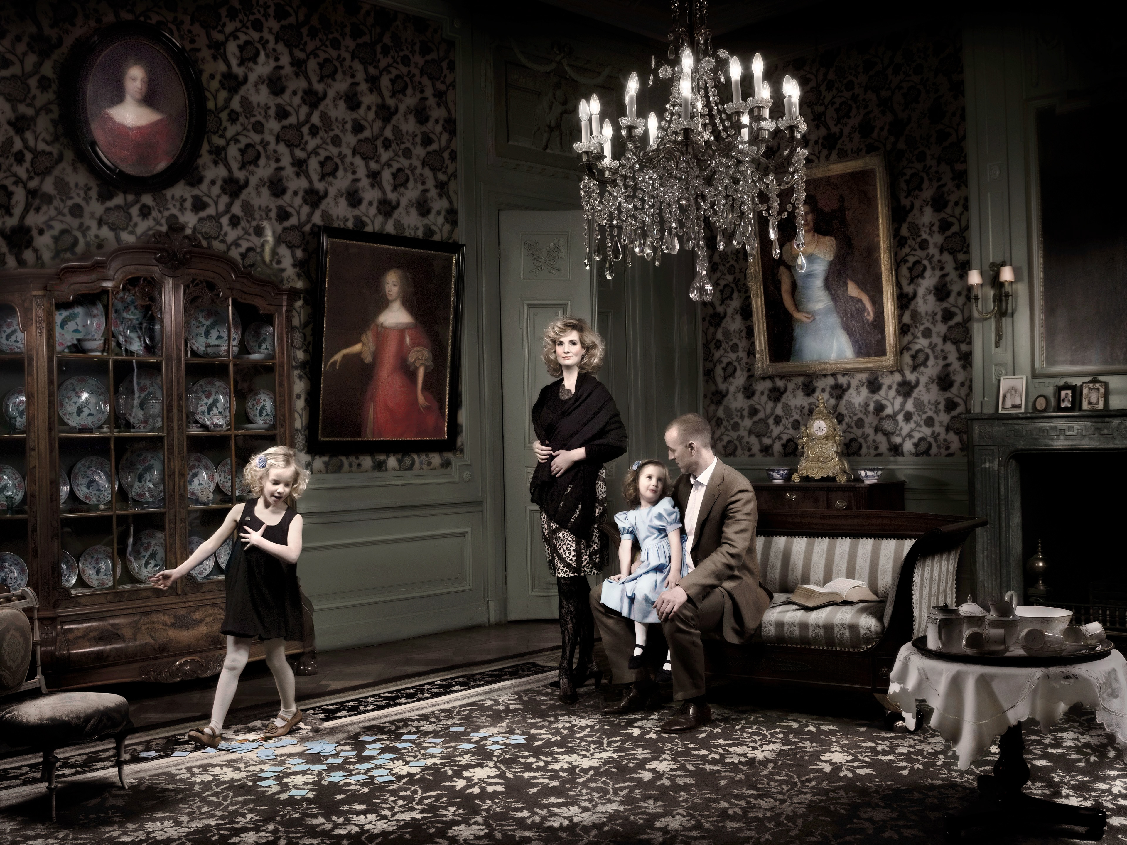 The Family Portrait. Part of the collection of the The National Portrait Gallery (NPG) London.