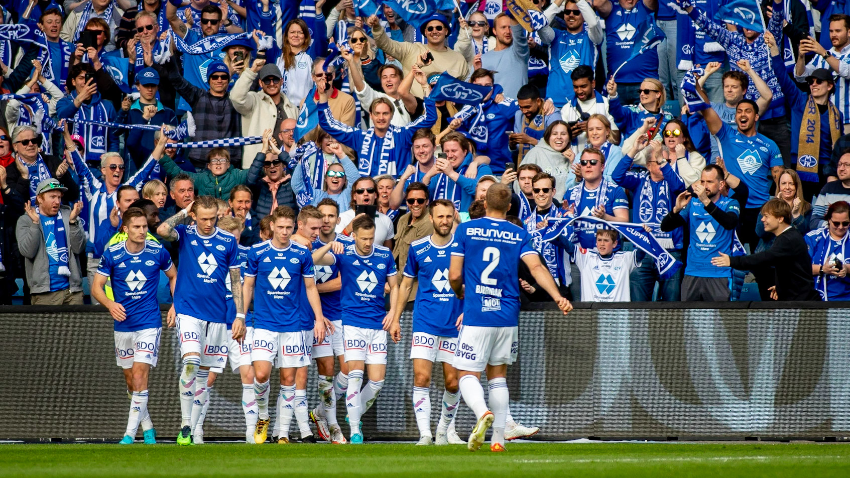 Enorm glede i Moldesvingen