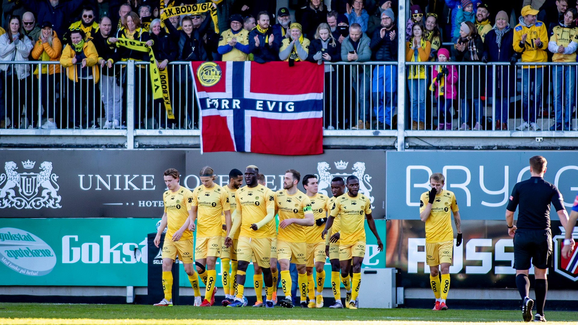 Bodø Glimt feirer foran egne fans
