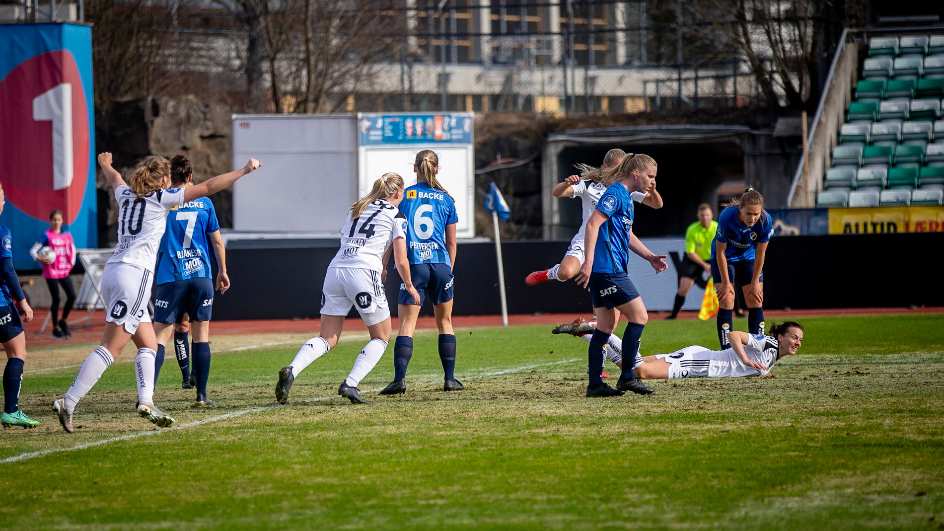 Ina Kamilla Lundereng Vårhus har akkurat skort Rosenborgs første mål