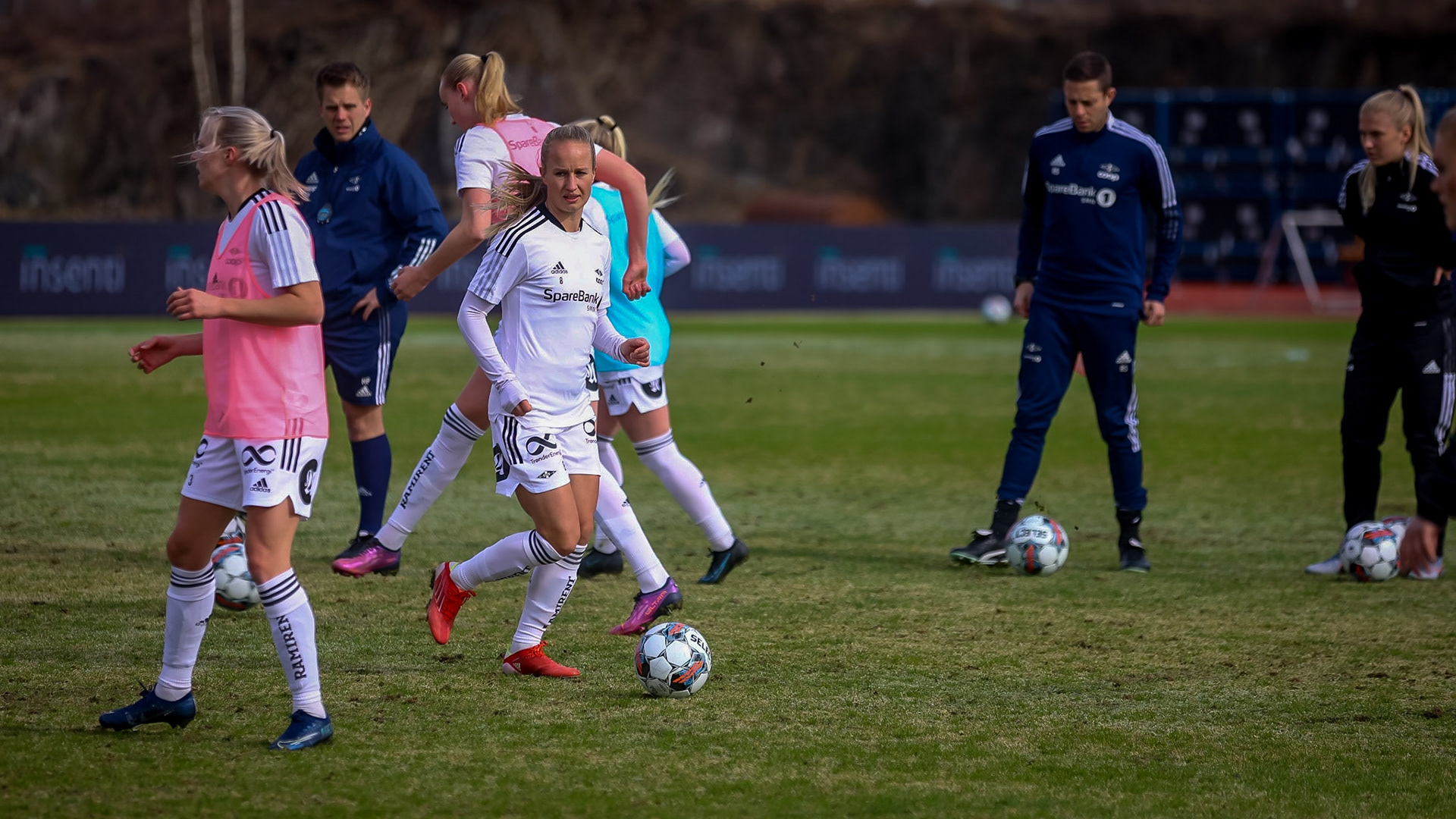 Maria Olsvik før kampen