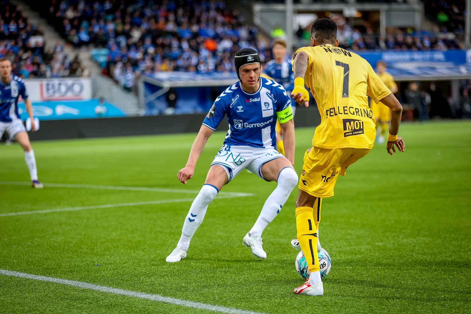 Amahl Pellegrino mot kaptein Bjørn Inge Utvik