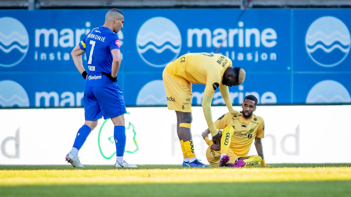 Skadetrøbbel for Bode Glimt foran Roma-kampen. Amahl Pellegrino med kjenning i hamstringen
