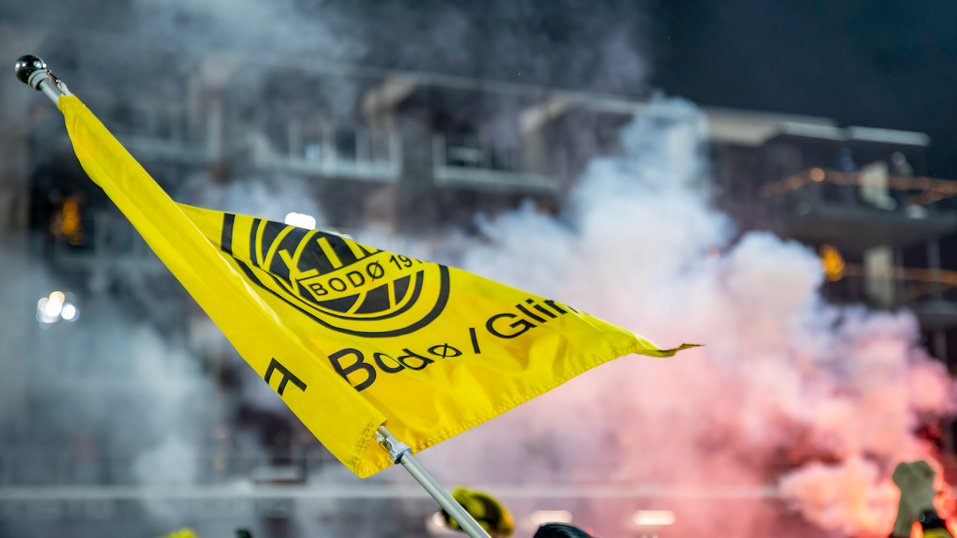Glimt-flagget veier på Consto Arena