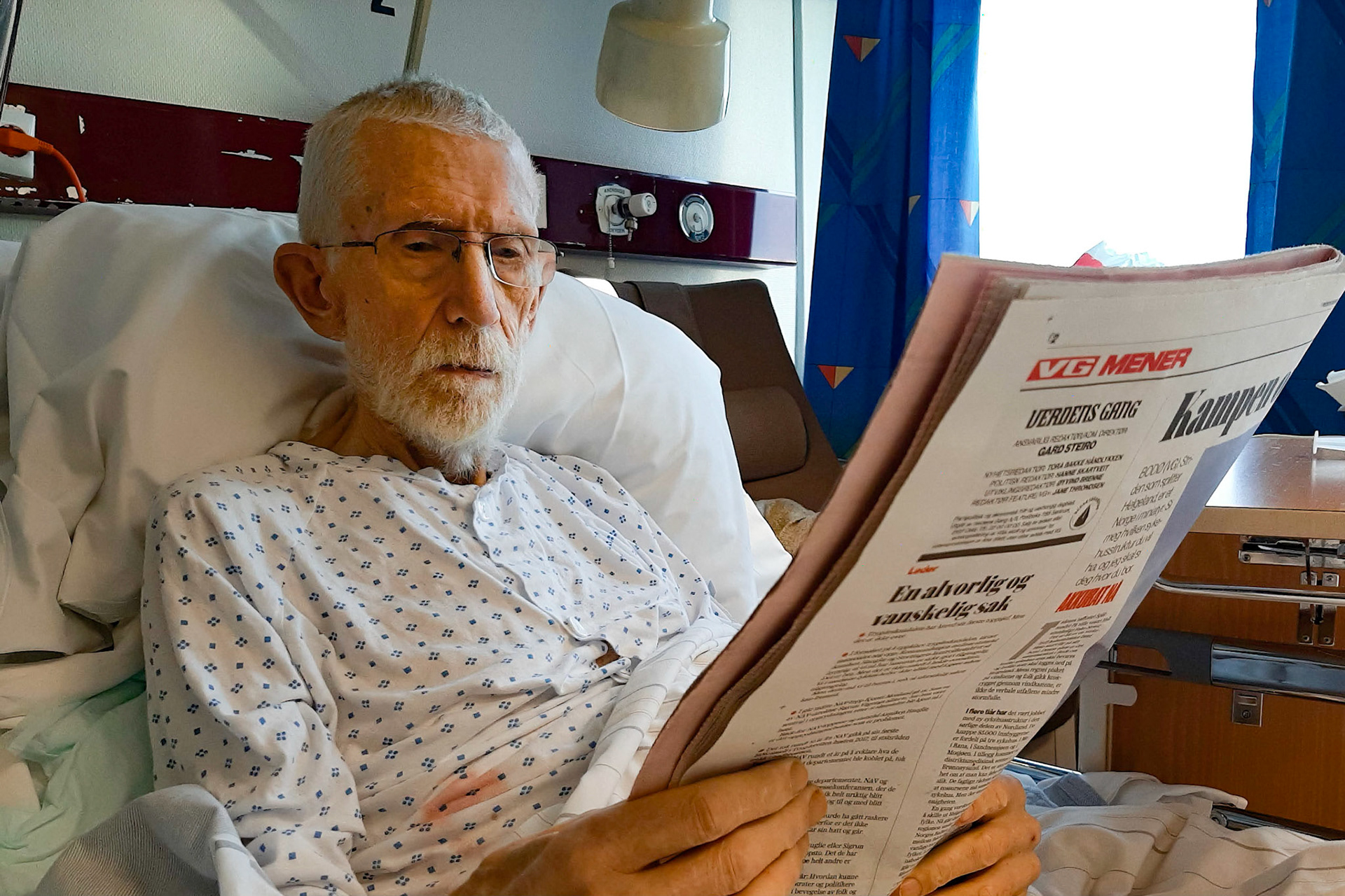 06. desember - innlagt på Tønsberg sykehus for første gang - vanskelig